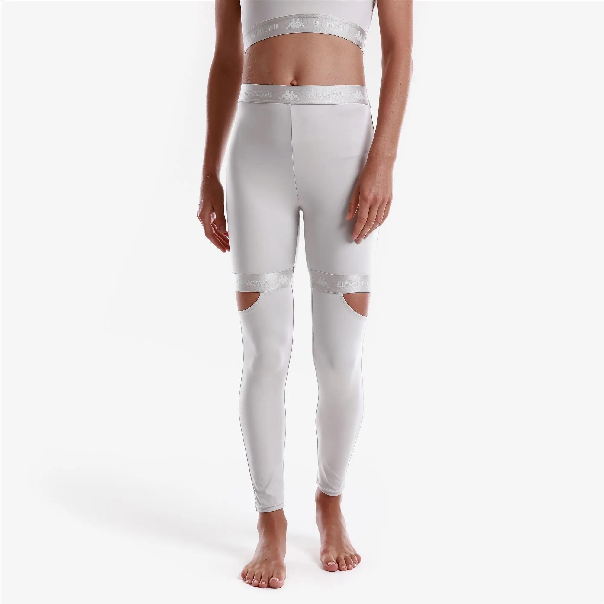 Pantaloni tuta da donna in nylon grigio da sport street 4/7