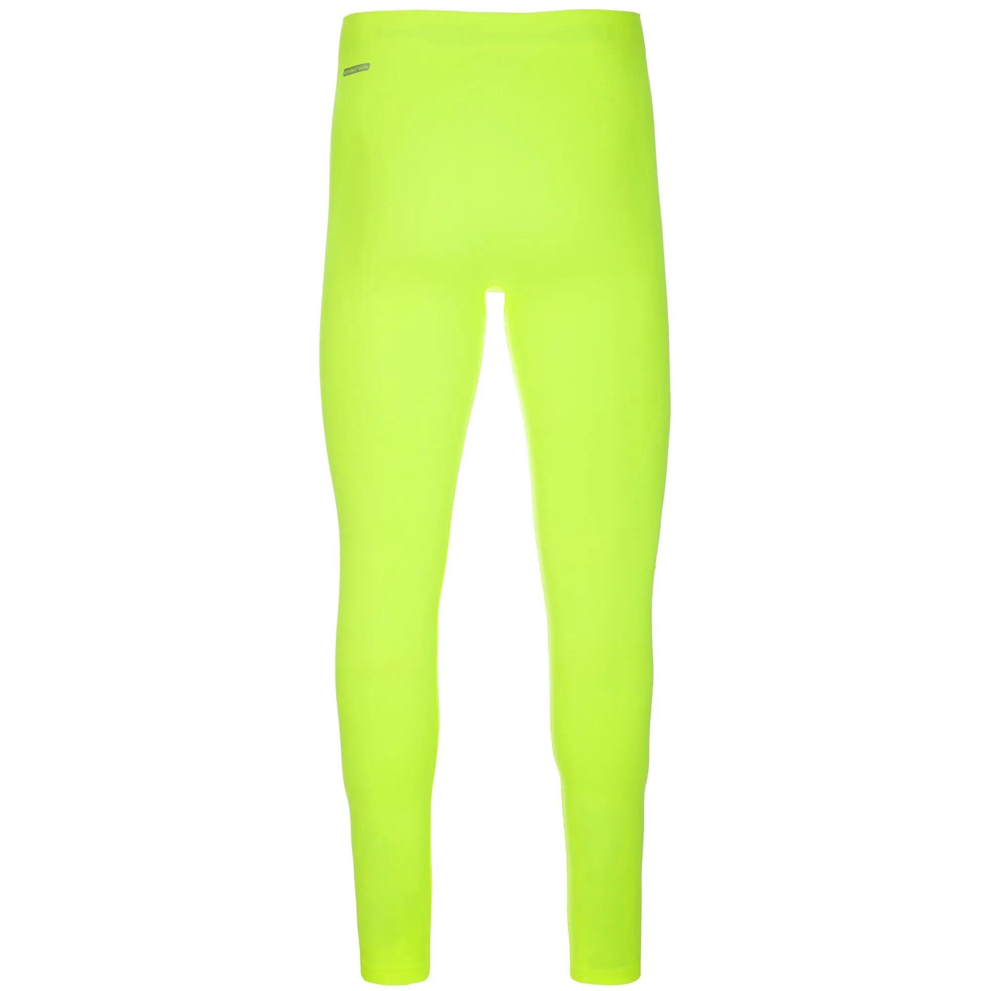 Jambières longues pour homme jaune pour football 2/4