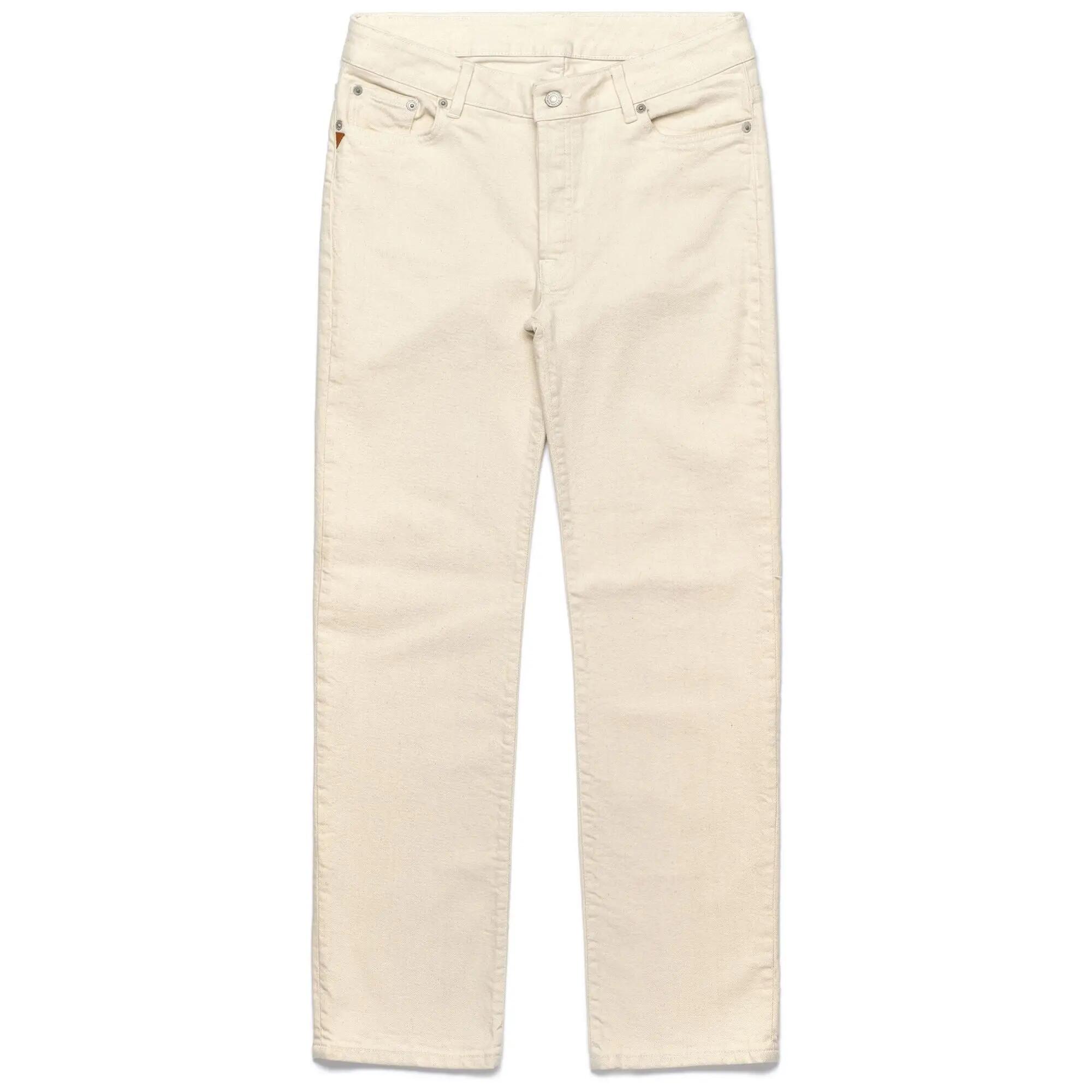 Pantaloni da donna in cotone beige da jeans 1/2
