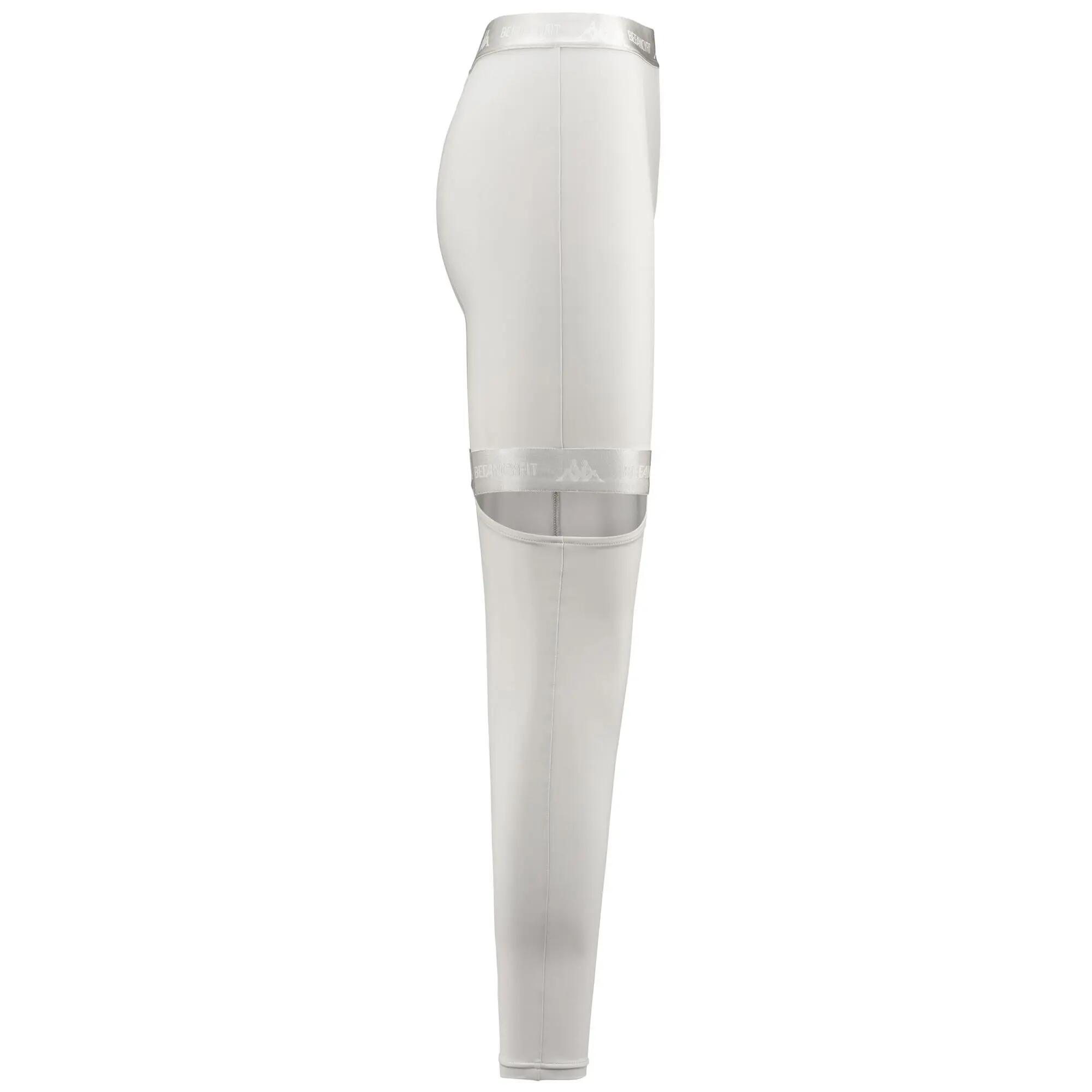 Pantaloni tuta da donna in nylon grigio da sport street 3/7