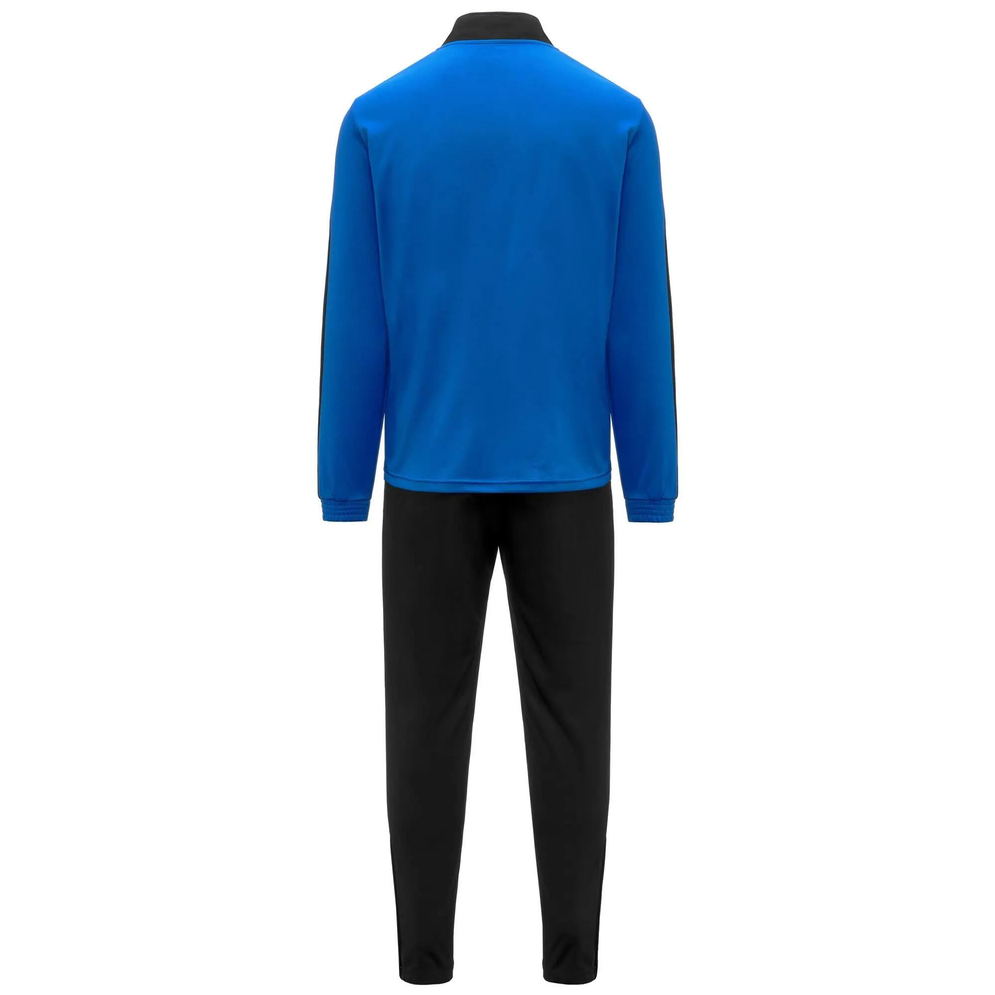 Tuta da uomo in poliestere blu da calcio 3/4