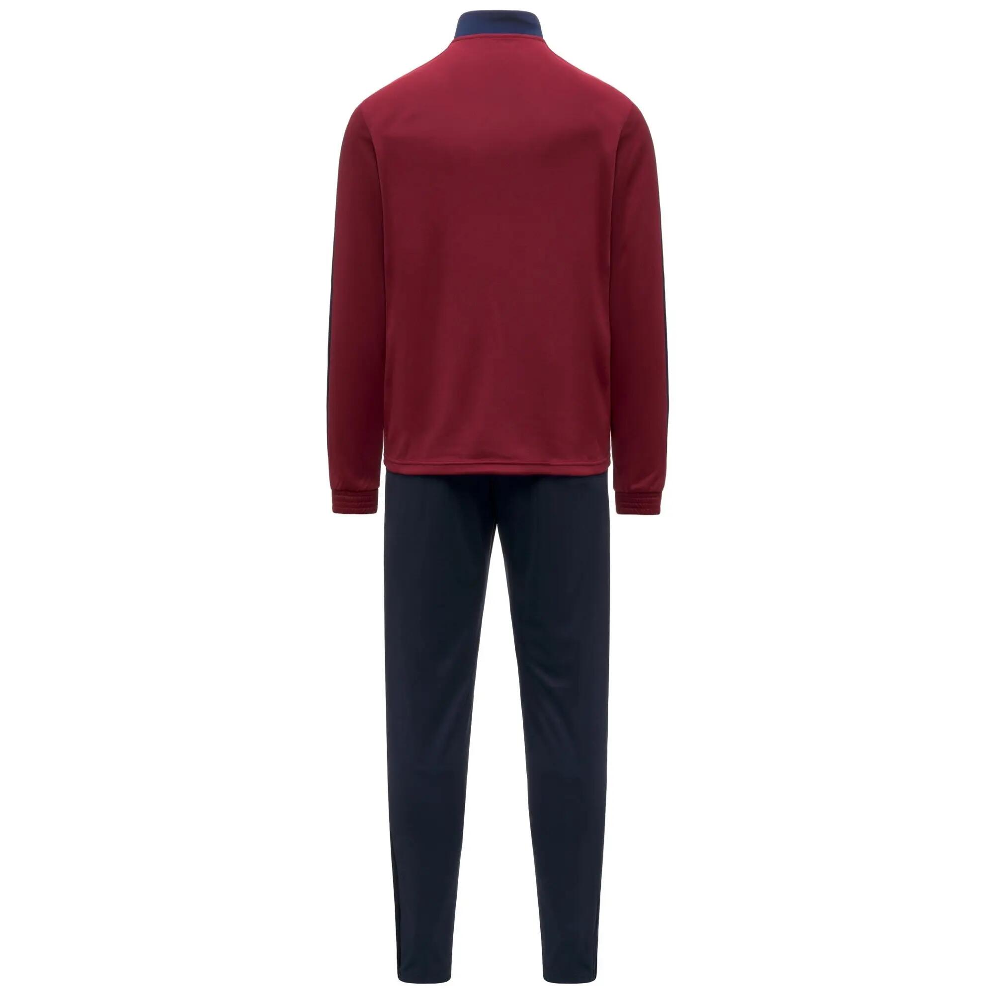 Tuta da uomo in poliestere rosso da calcio 3/5