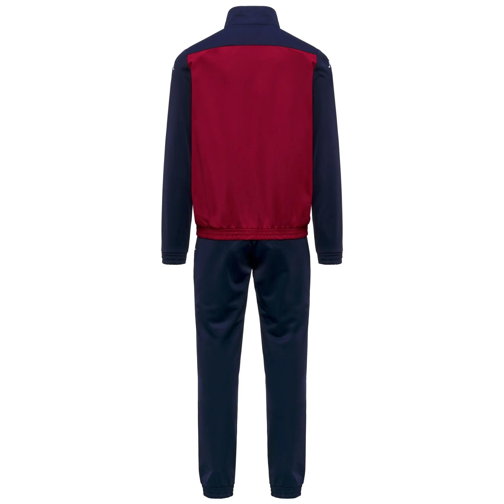 Tuta da bambino in poliestere rosso da calcio 3/4