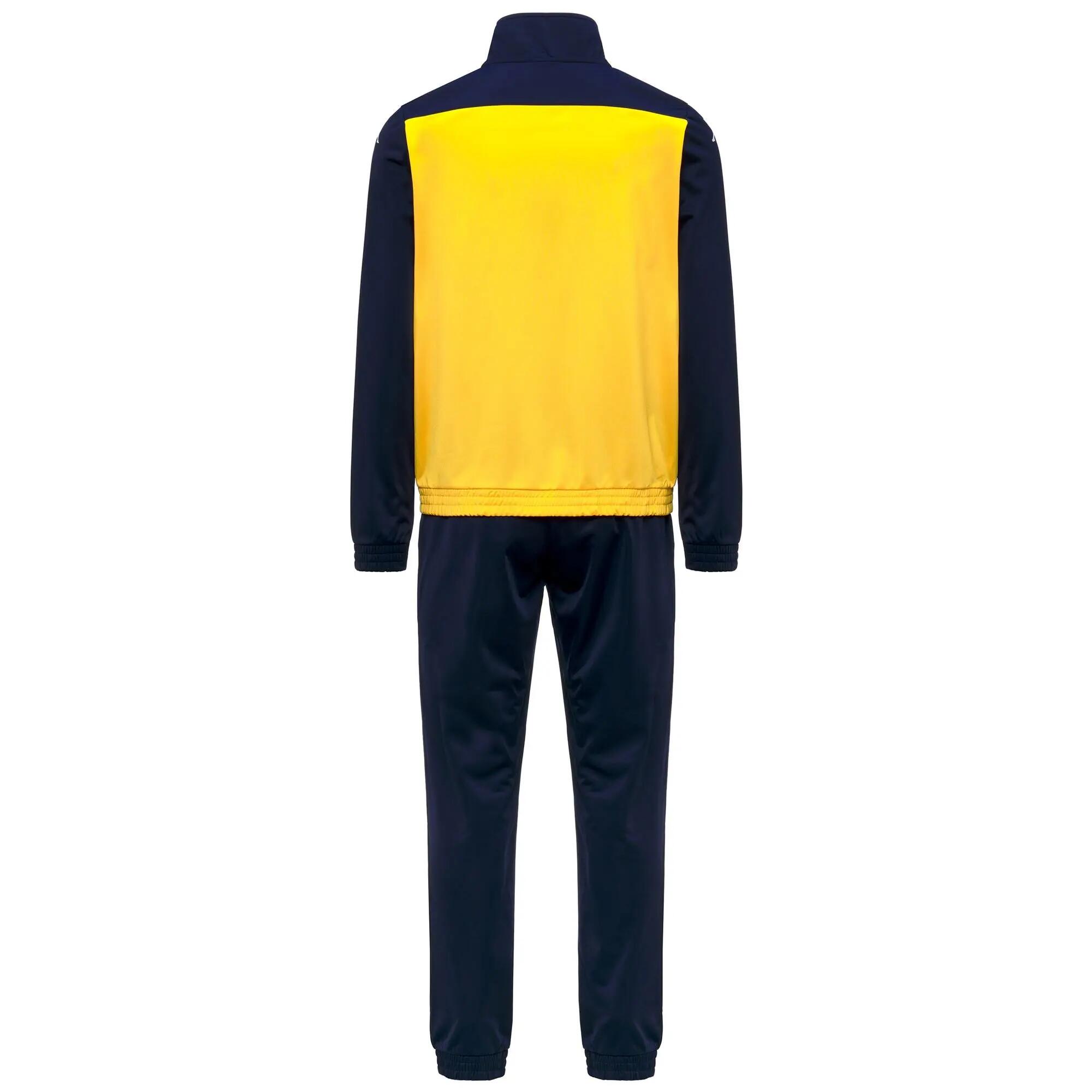 Tuta da bambino in poliestere giallo da calcio 3/4