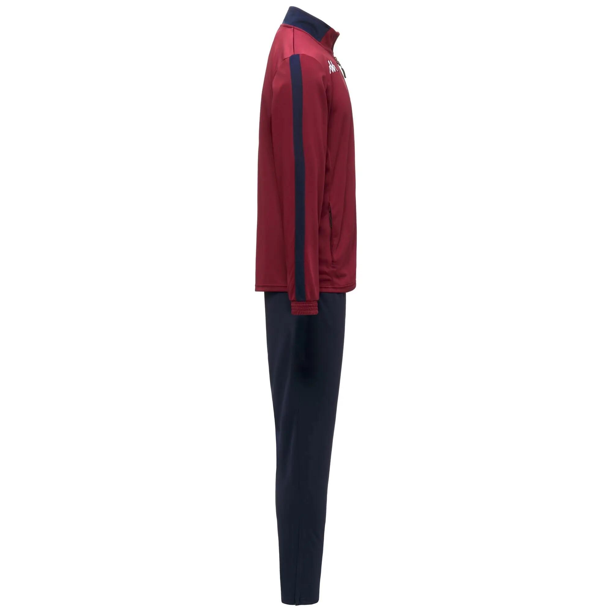 Tuta da uomo in poliestere rosso da calcio 2/5