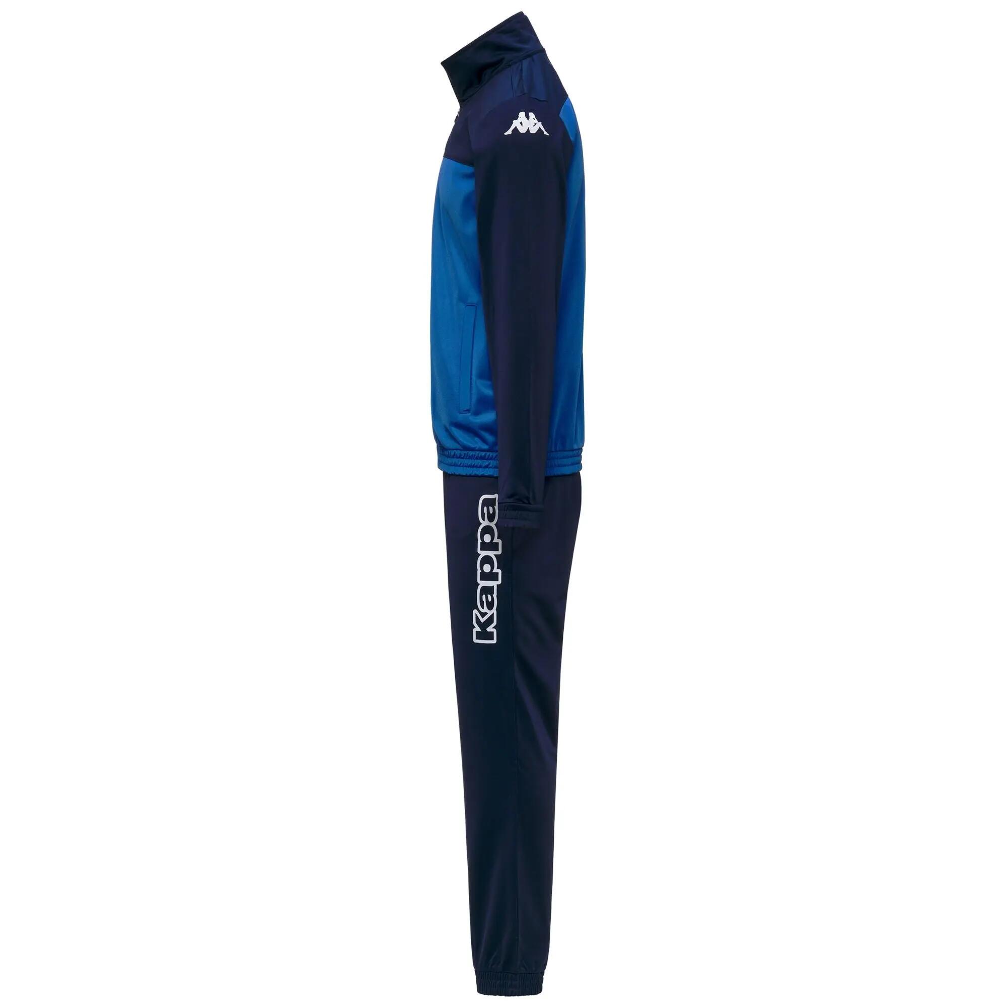 Tuta da uomo in poliestere blu da calcio 2/4