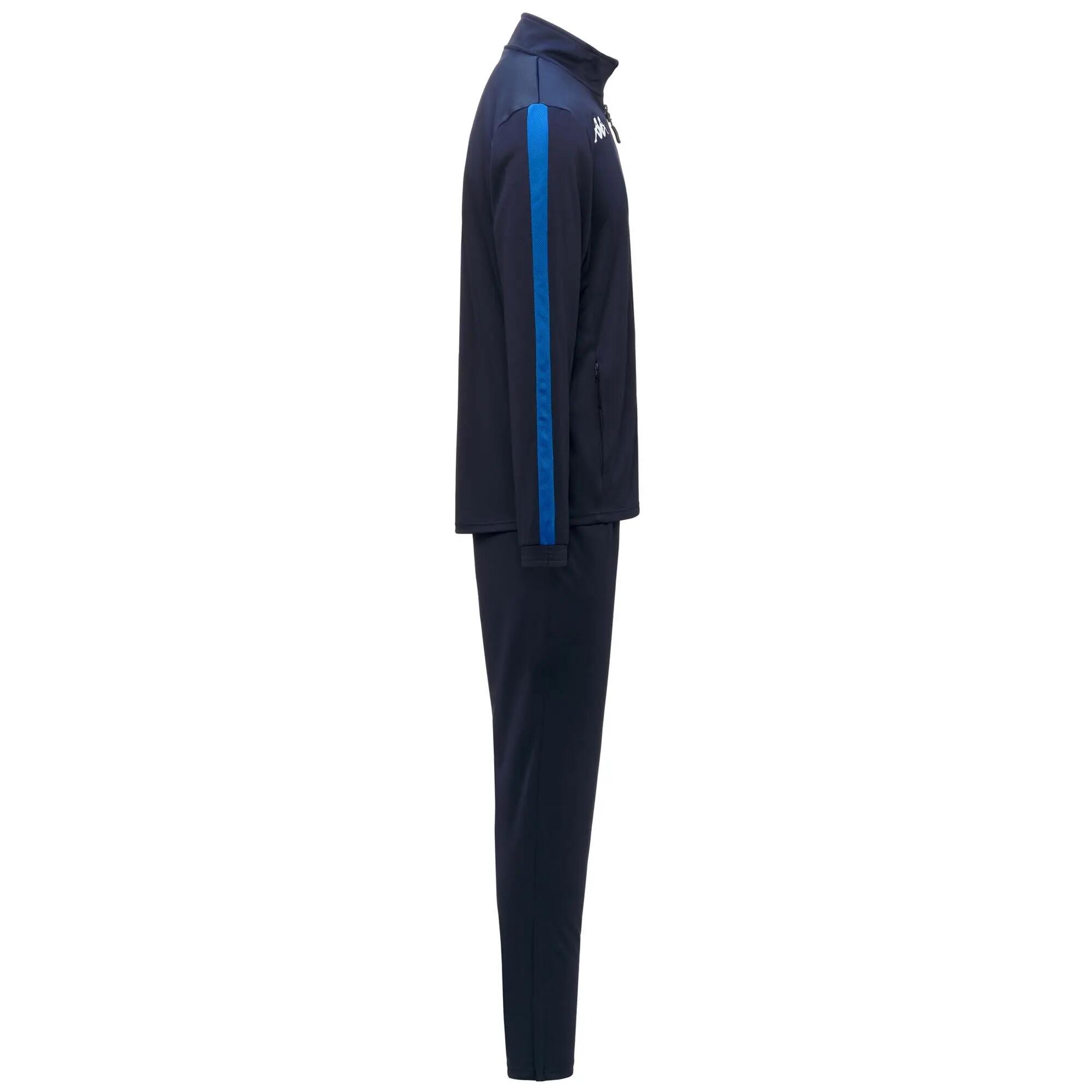 Tuta da uomo in poliestere blu da calcio 2/4