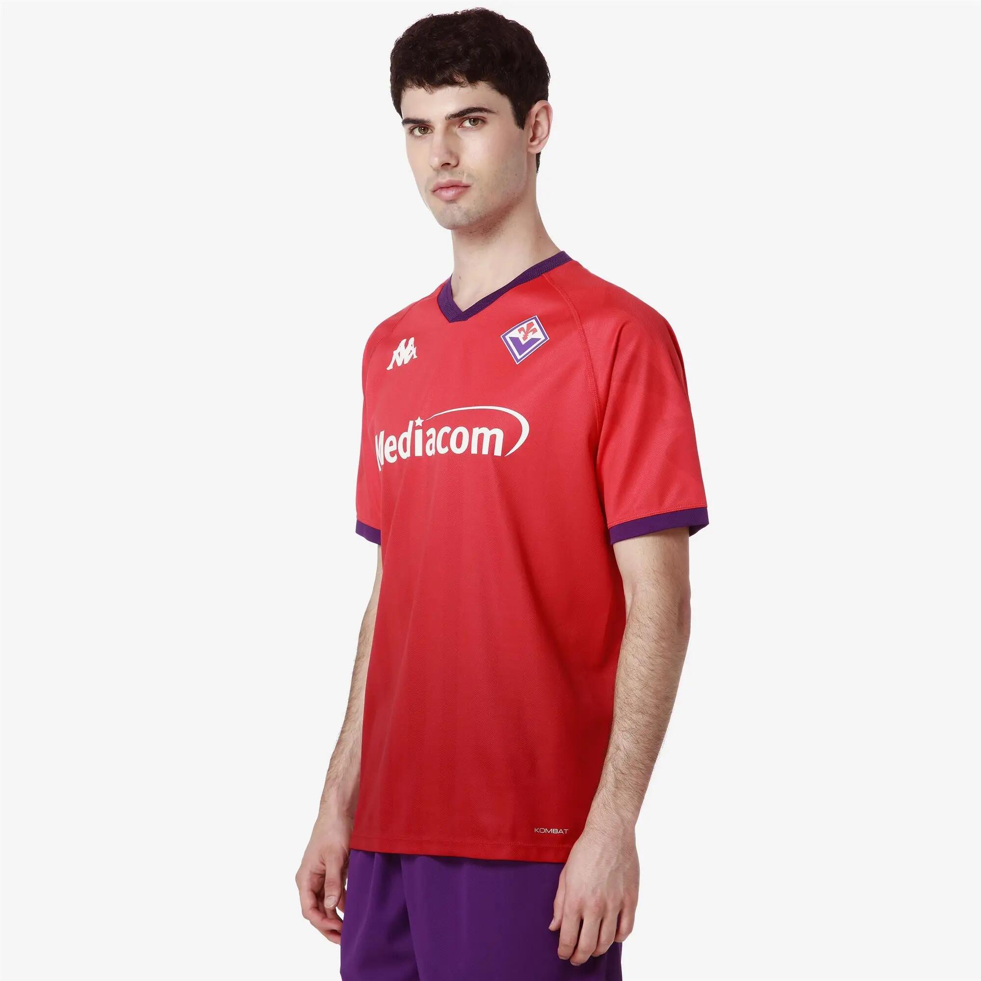 T-Shirt ACF Fiorentina da Bambino in Poliestere riciclato Rosso 5/7