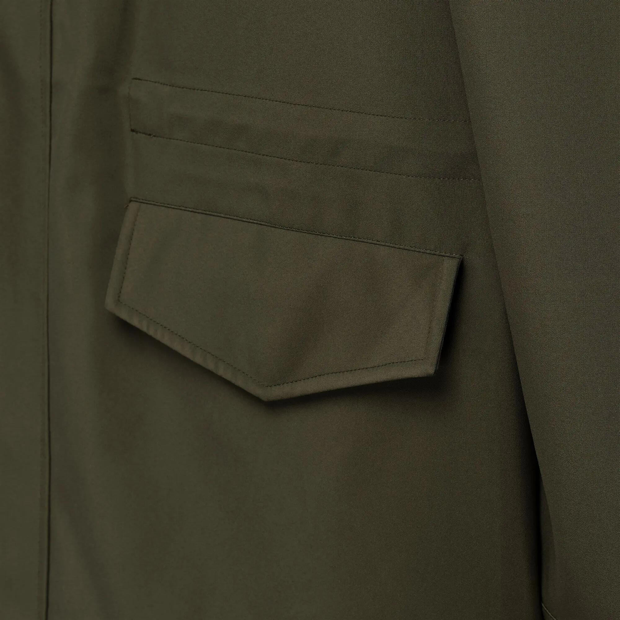 Giubbotto da uomo in poliestere verde da lifestyle 4/6