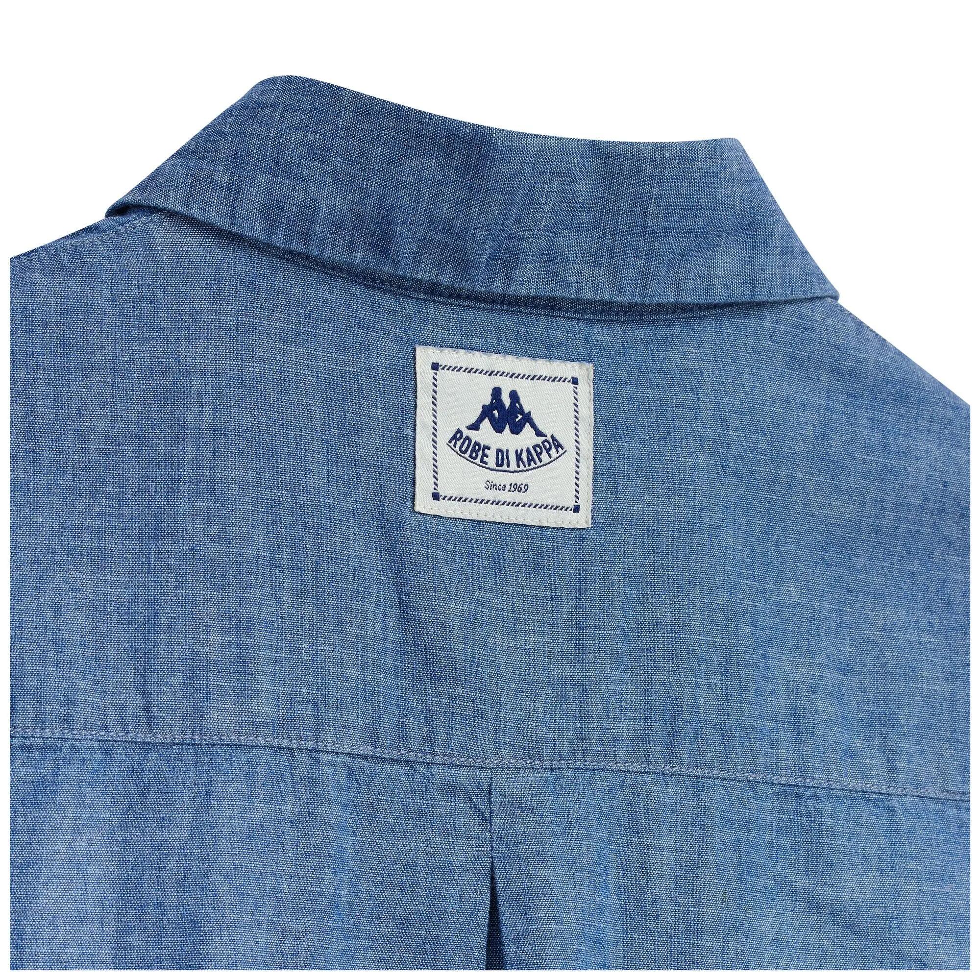 Vestito da donna in cotone blu da casual 3/3