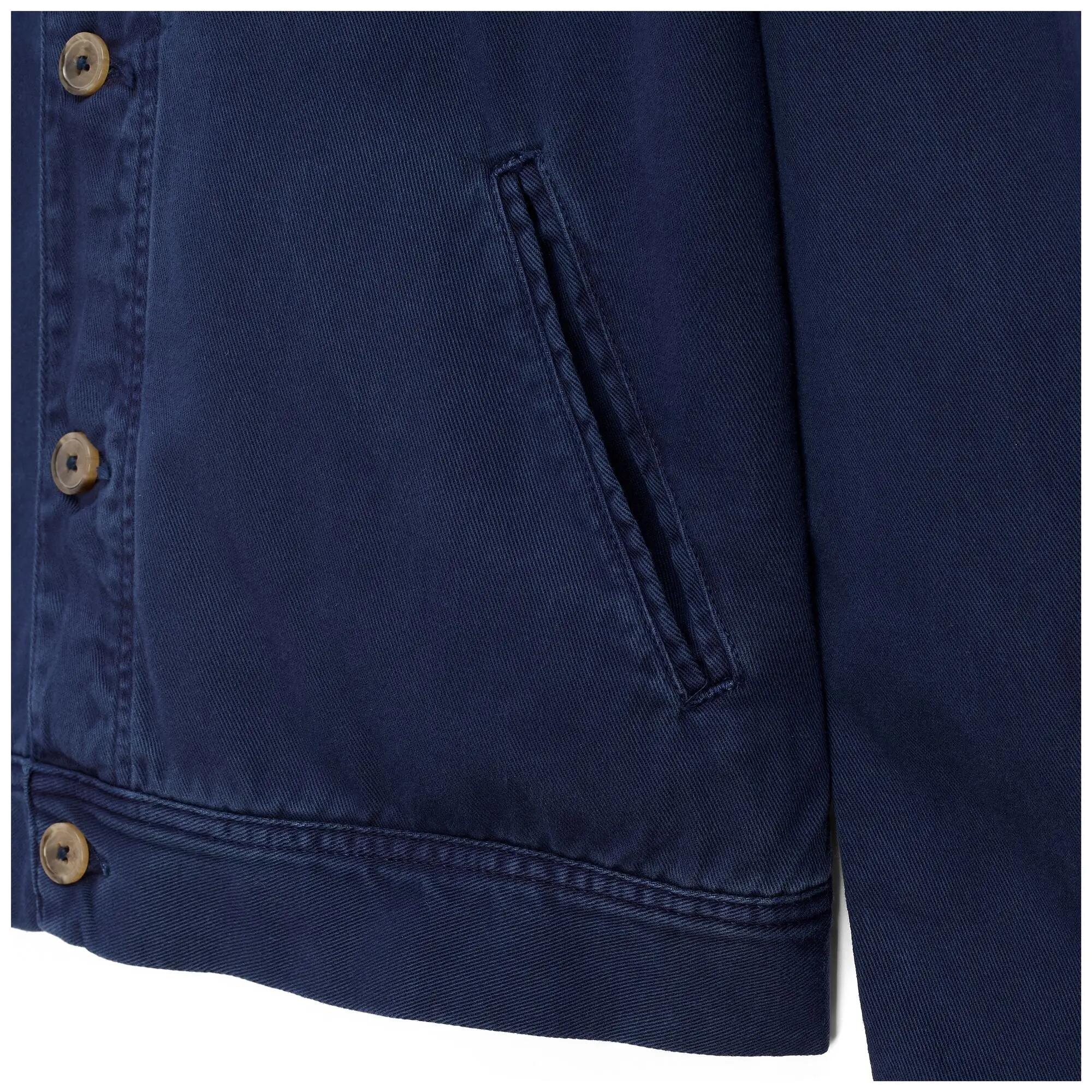 Giaccha da uomo in cotone blu da casual 3/3