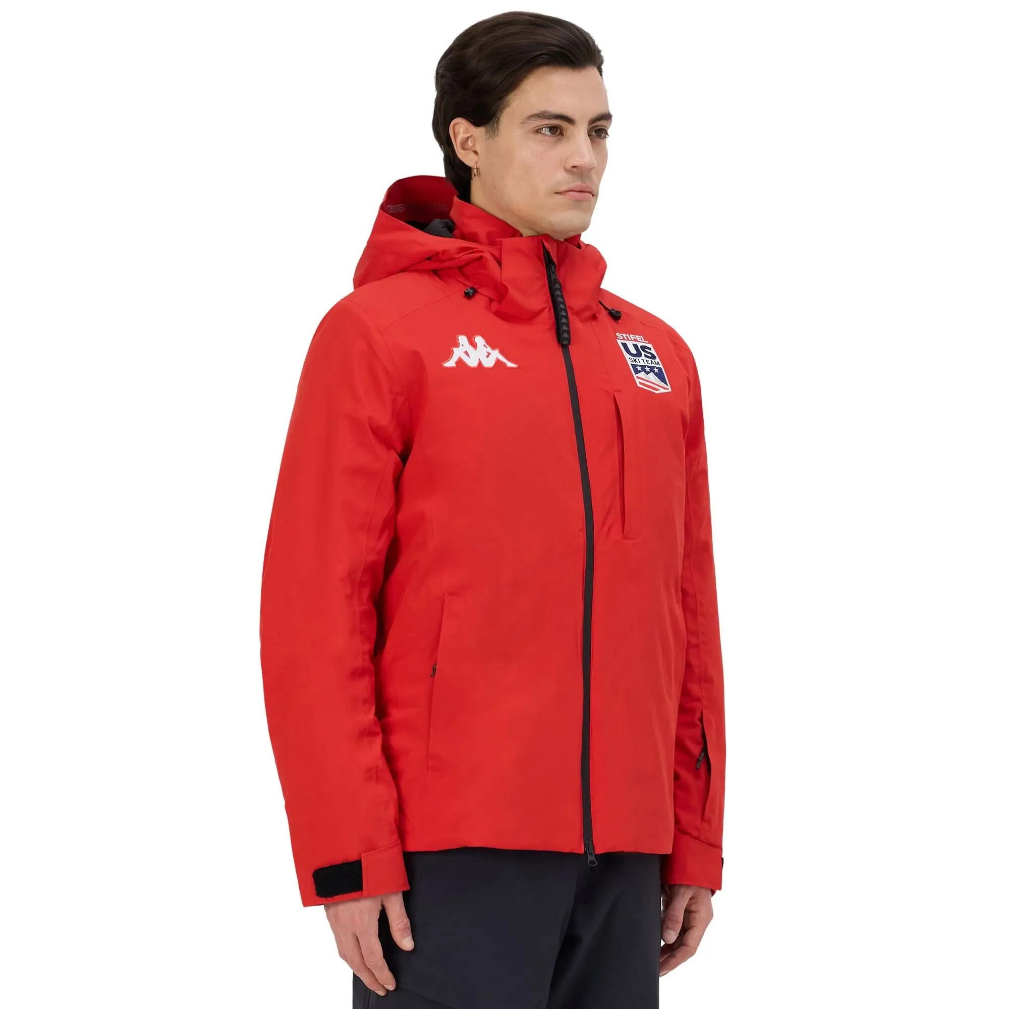 Blouson pour homme rouge pour ski 5/6