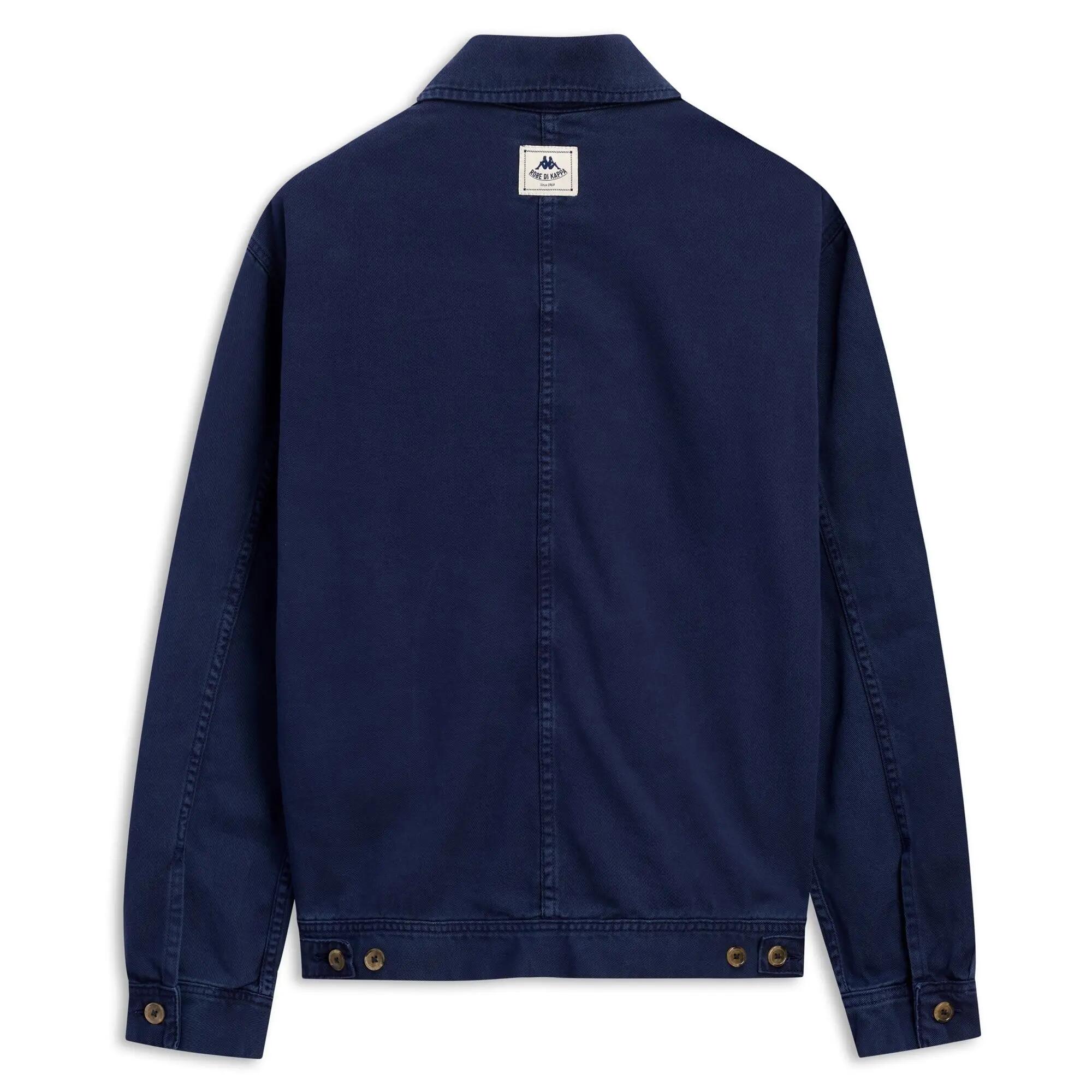 Giaccha da uomo in cotone blu da casual 2/3