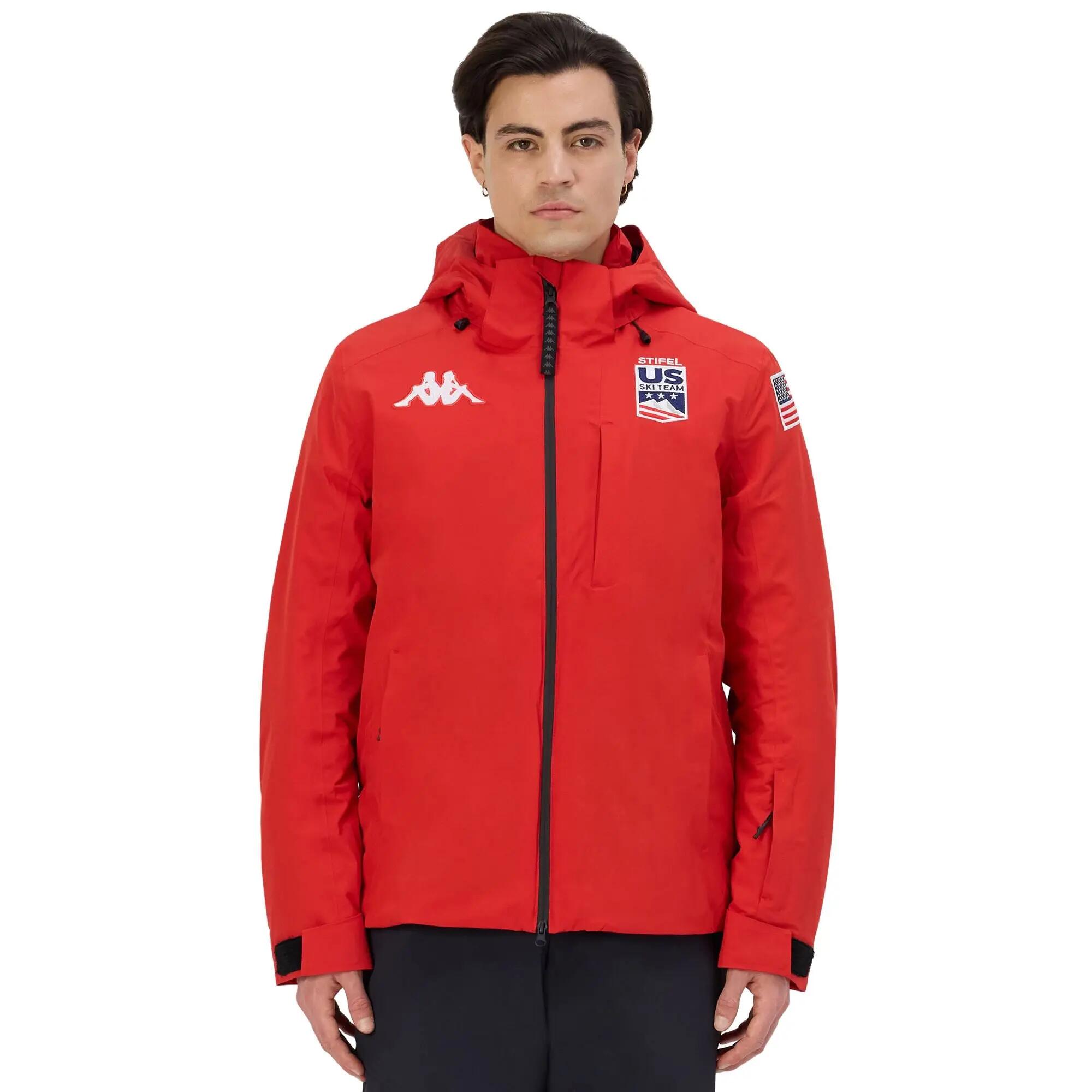 Blouson pour homme rouge pour ski 4/6