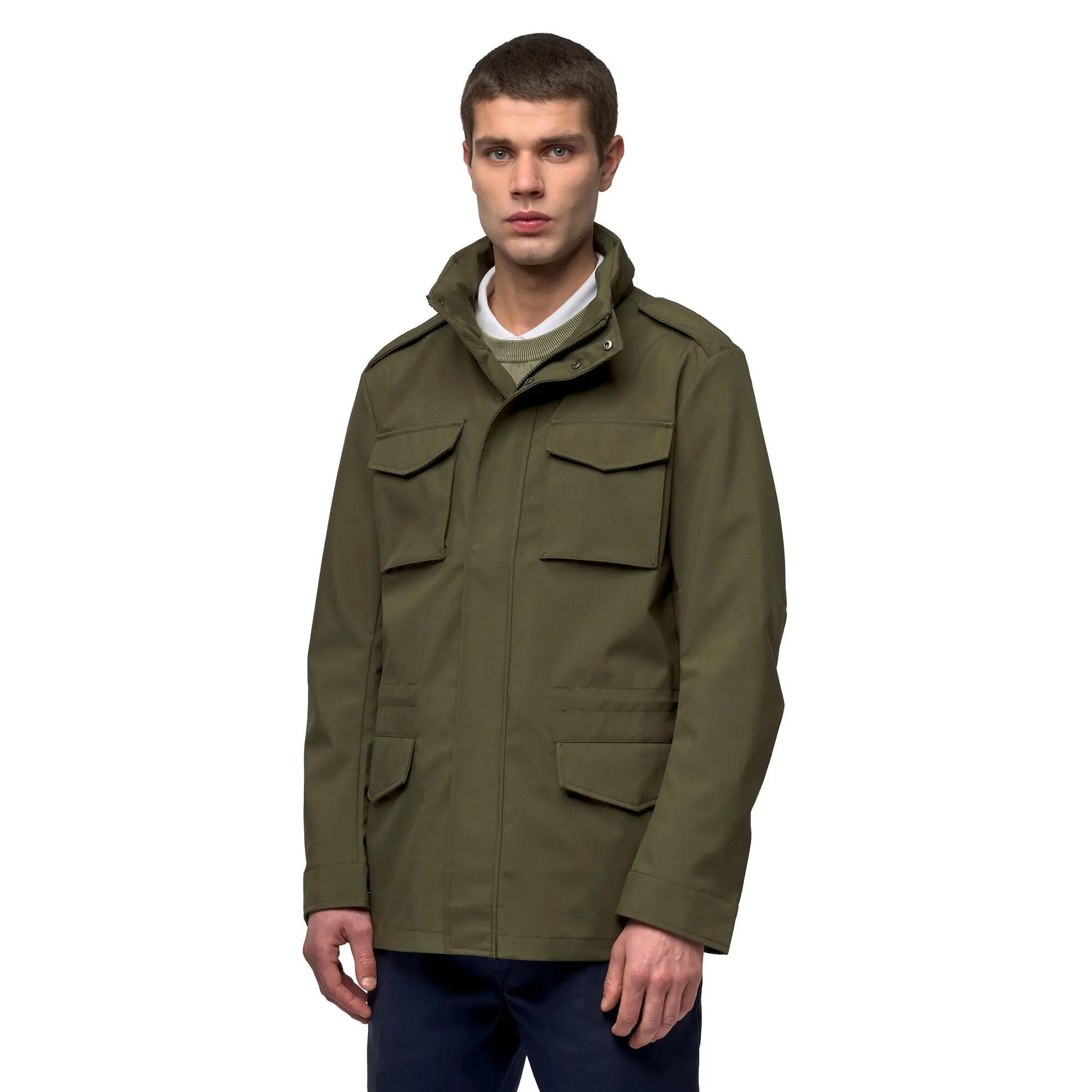 Giubbotto da uomo in poliestere verde da lifestyle 5/6