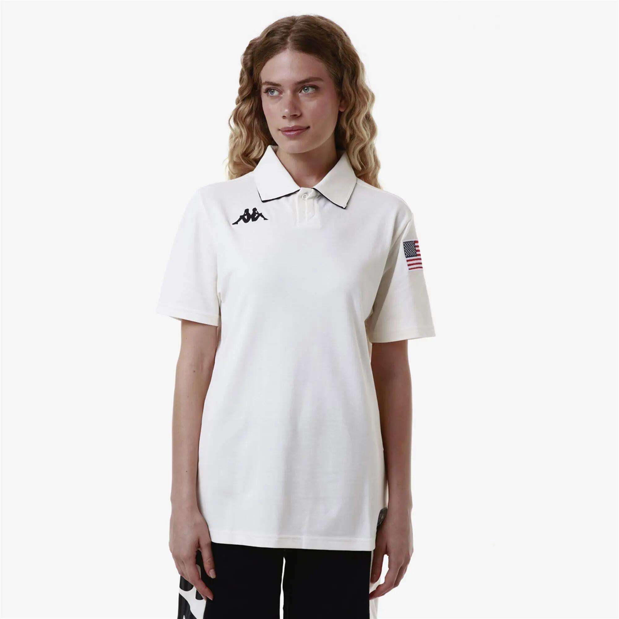 Polo pour homme / femme blanc pour ski 5/7