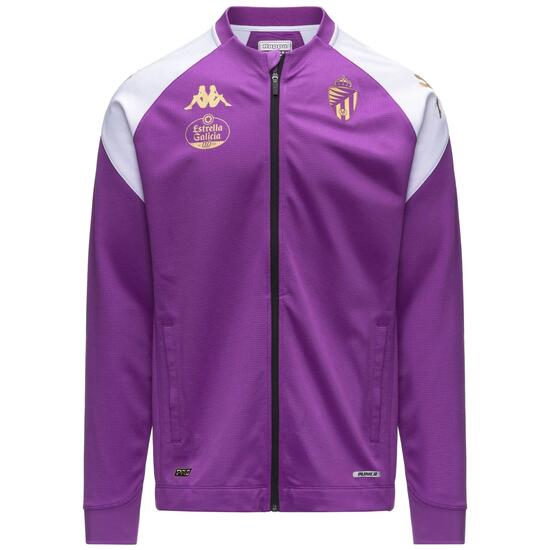 Sweat-shirt zippé pour garçon violet pour football