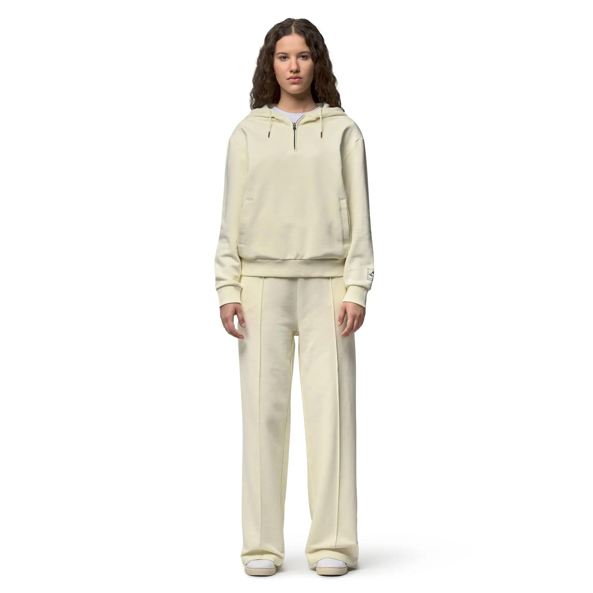Felpa da donna in cotone beige da casual 6/6