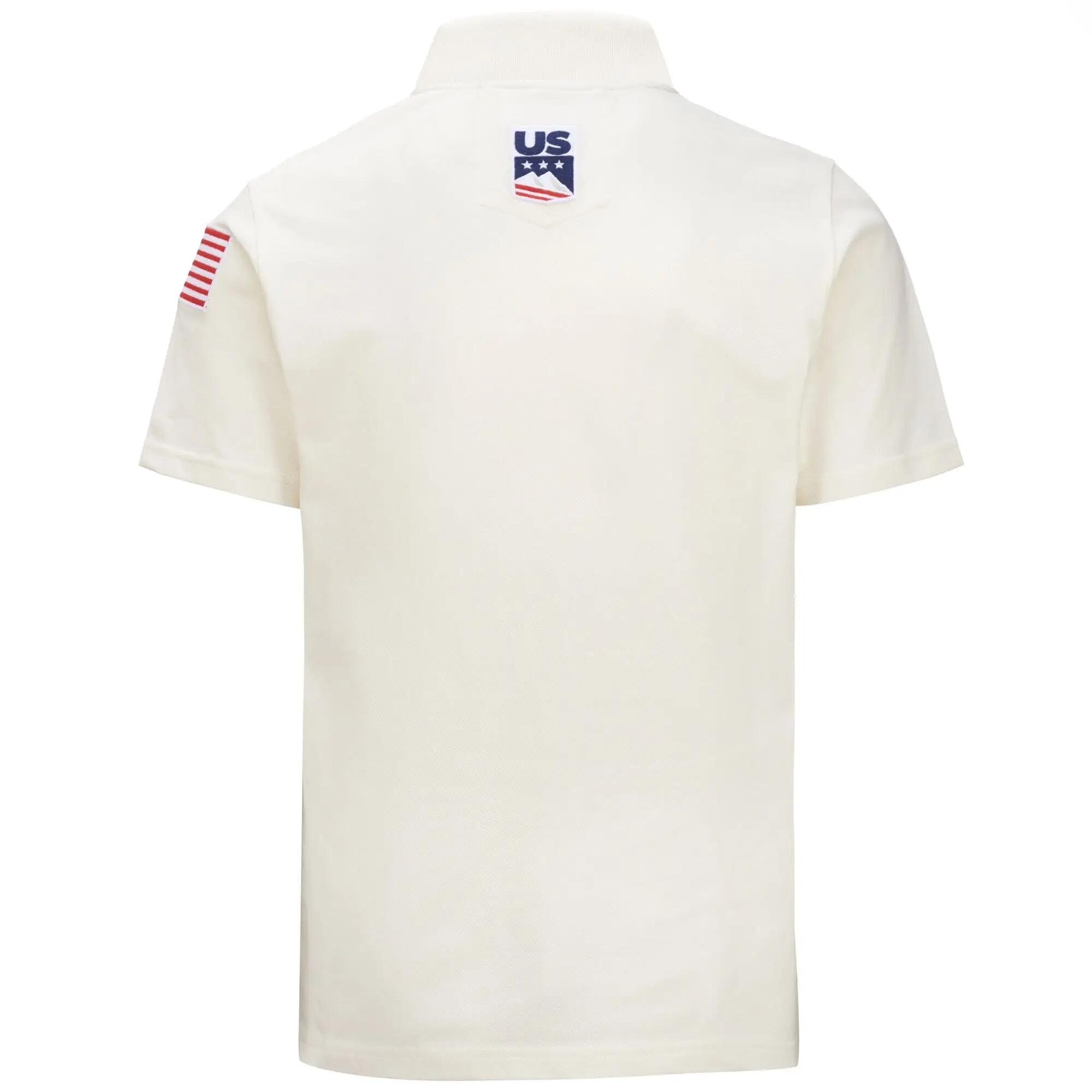 Polo pour homme / femme blanc pour ski 4/7