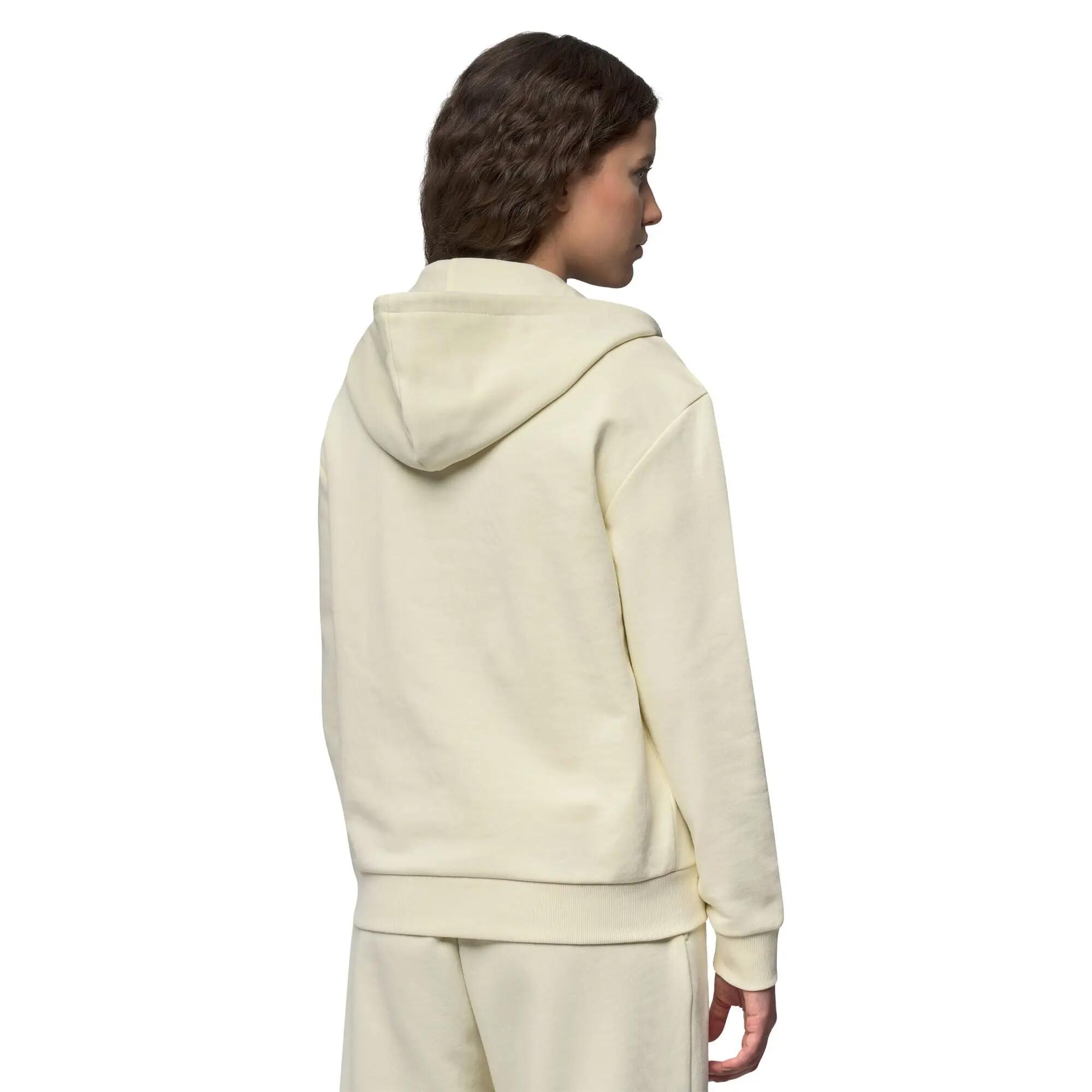 Felpa da donna in cotone beige da casual 5/6