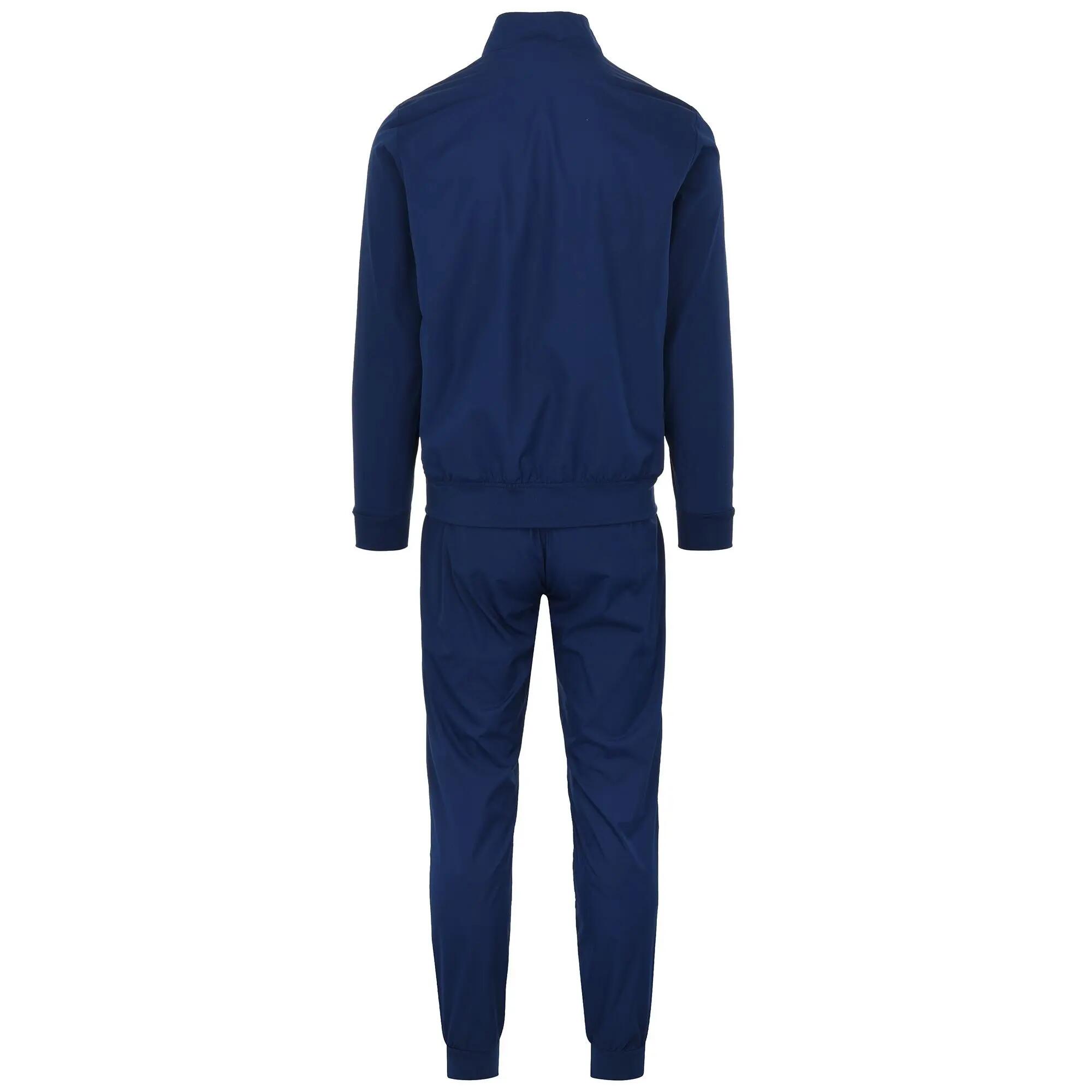 Tuta da uomo in poliestere blu da calcio 3/5