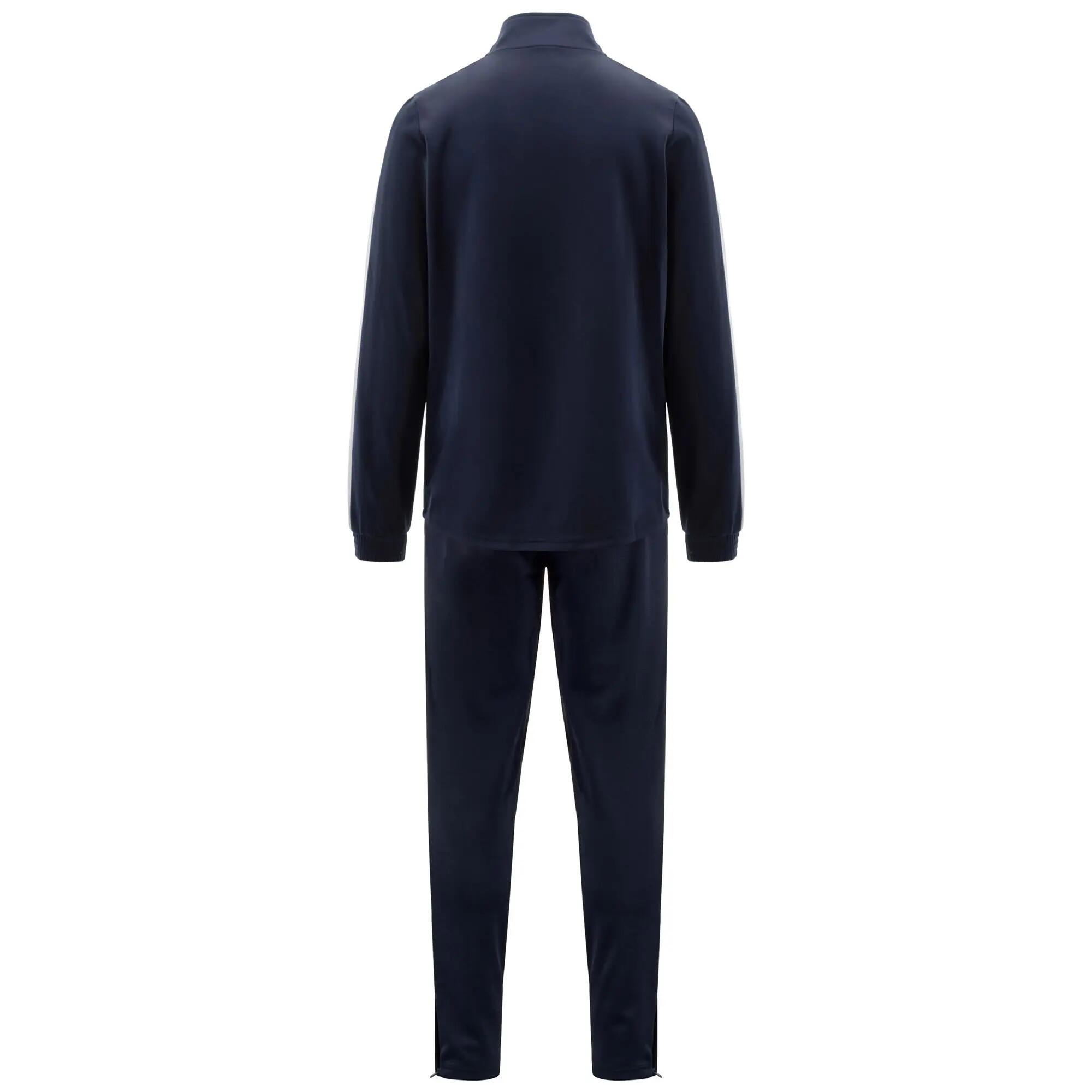 Tuta da uomo in poliestere blu da calcio 3/5
