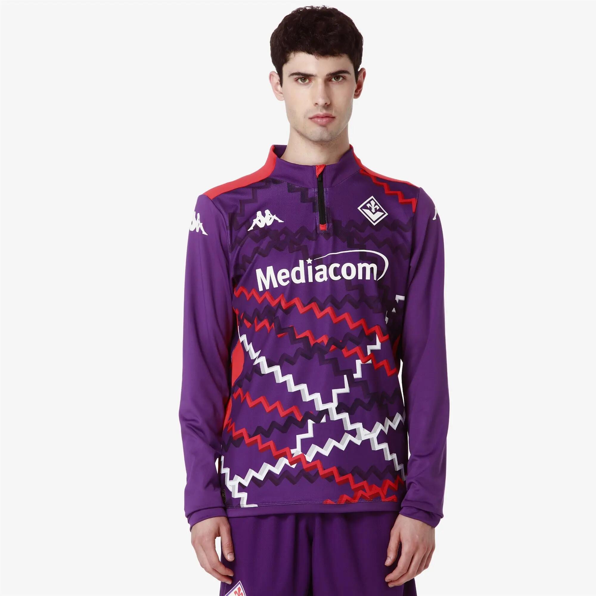 Felpa ACF Fiorentina da Bambino in Poliestere riciclato Viola 4/7