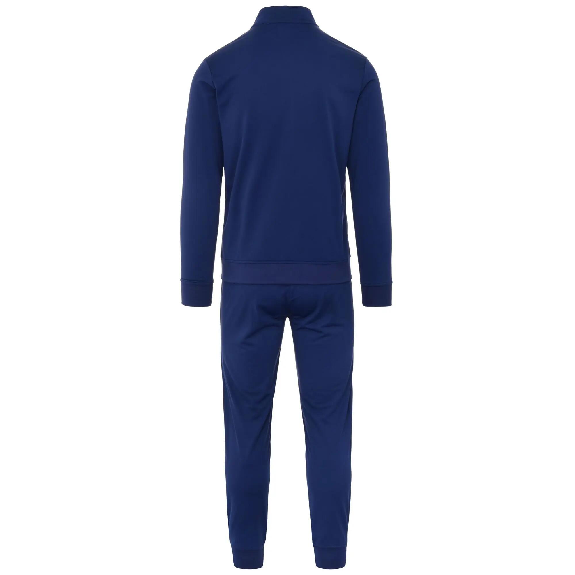 Tuta da uomo in poliestere blu da calcio 3/5