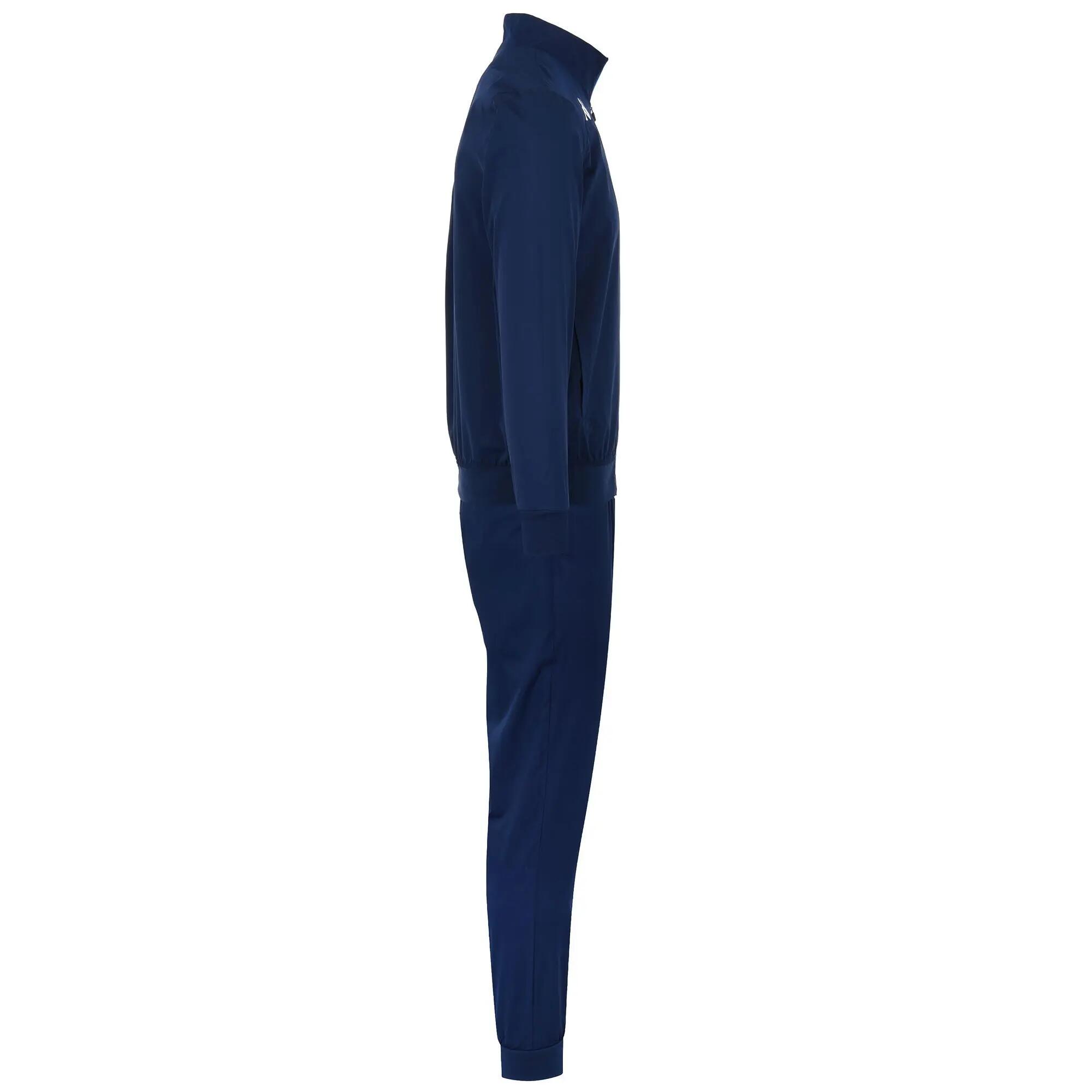 Tuta da uomo in poliestere blu da calcio 2/5
