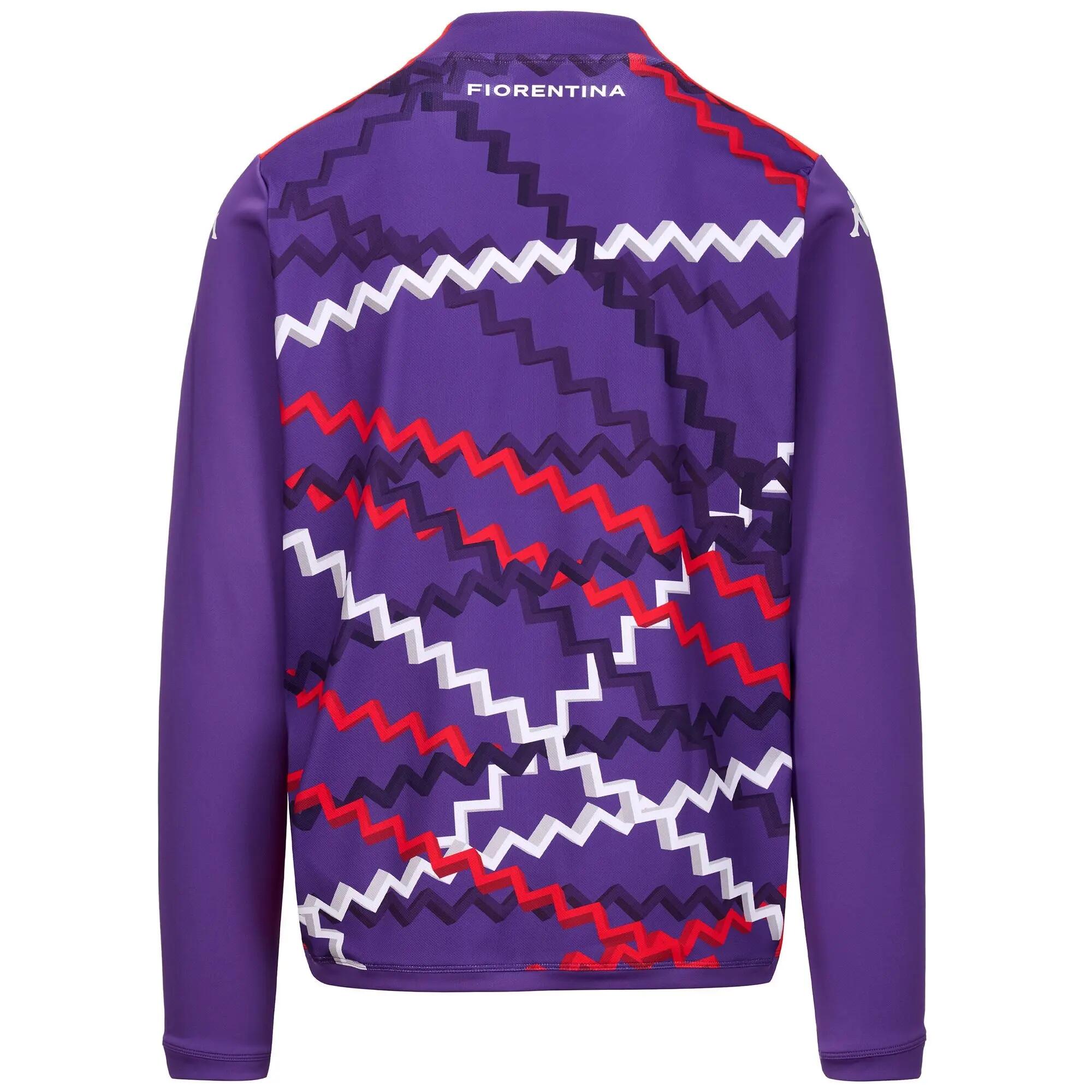 Felpa ACF Fiorentina da Bambino in Poliestere riciclato Viola 3/7