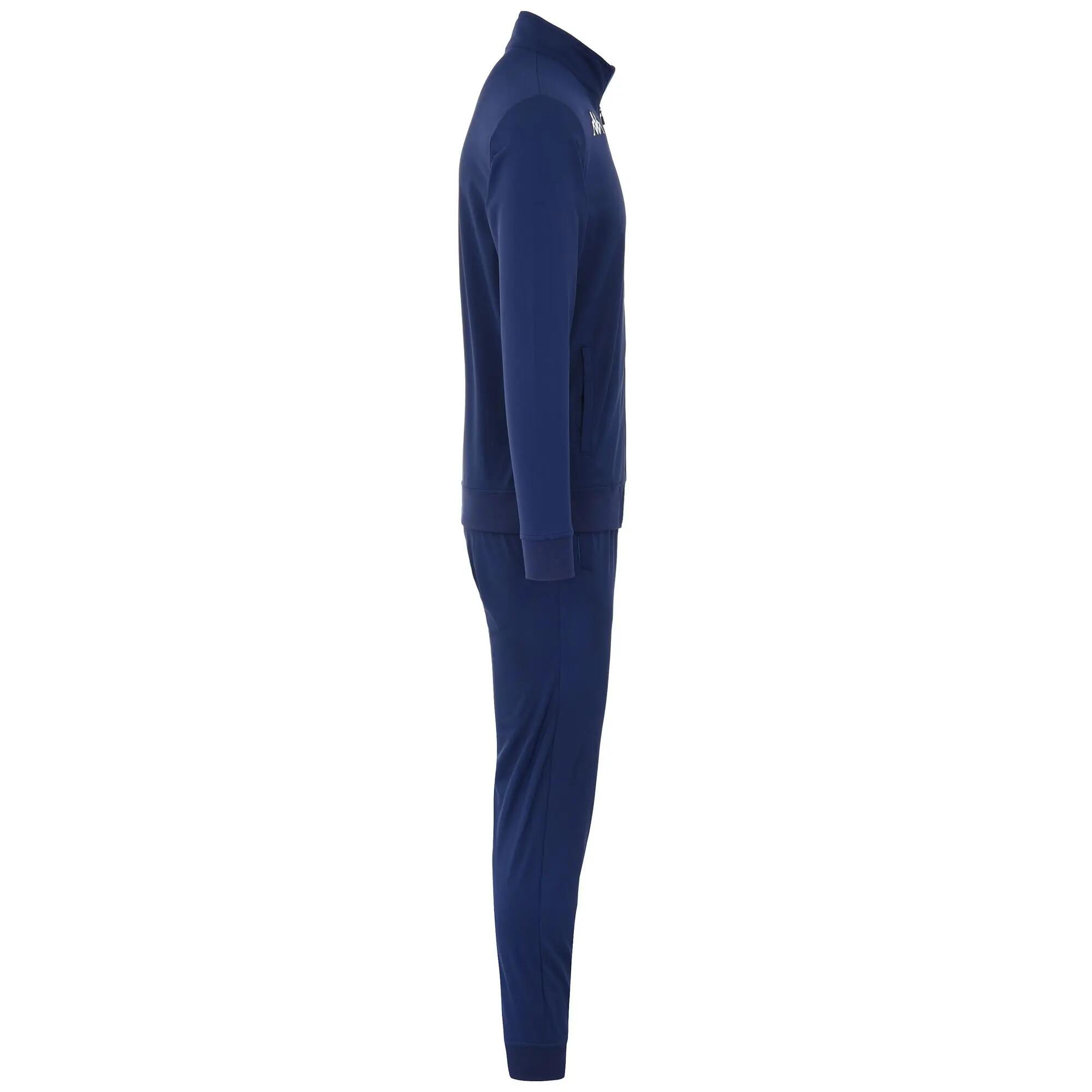 Tuta da uomo in poliestere blu da calcio 2/5