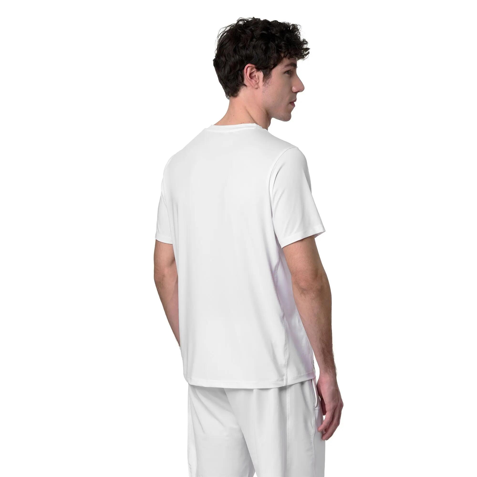 T-shirt da bambino in poliestere bianco da training 6/6