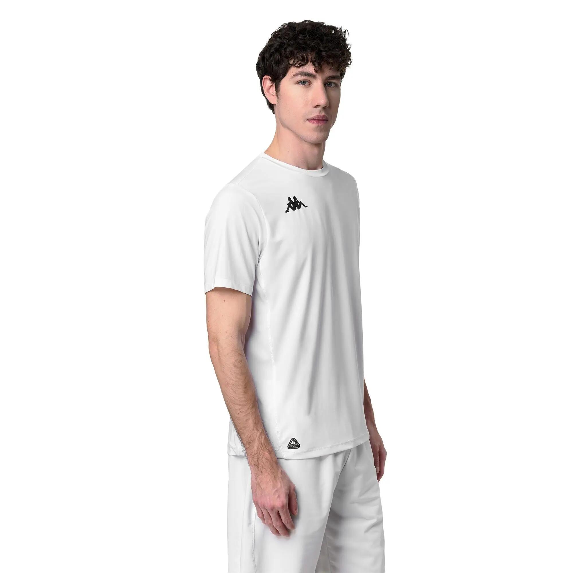 T-shirt da bambino in poliestere bianco da training 5/6