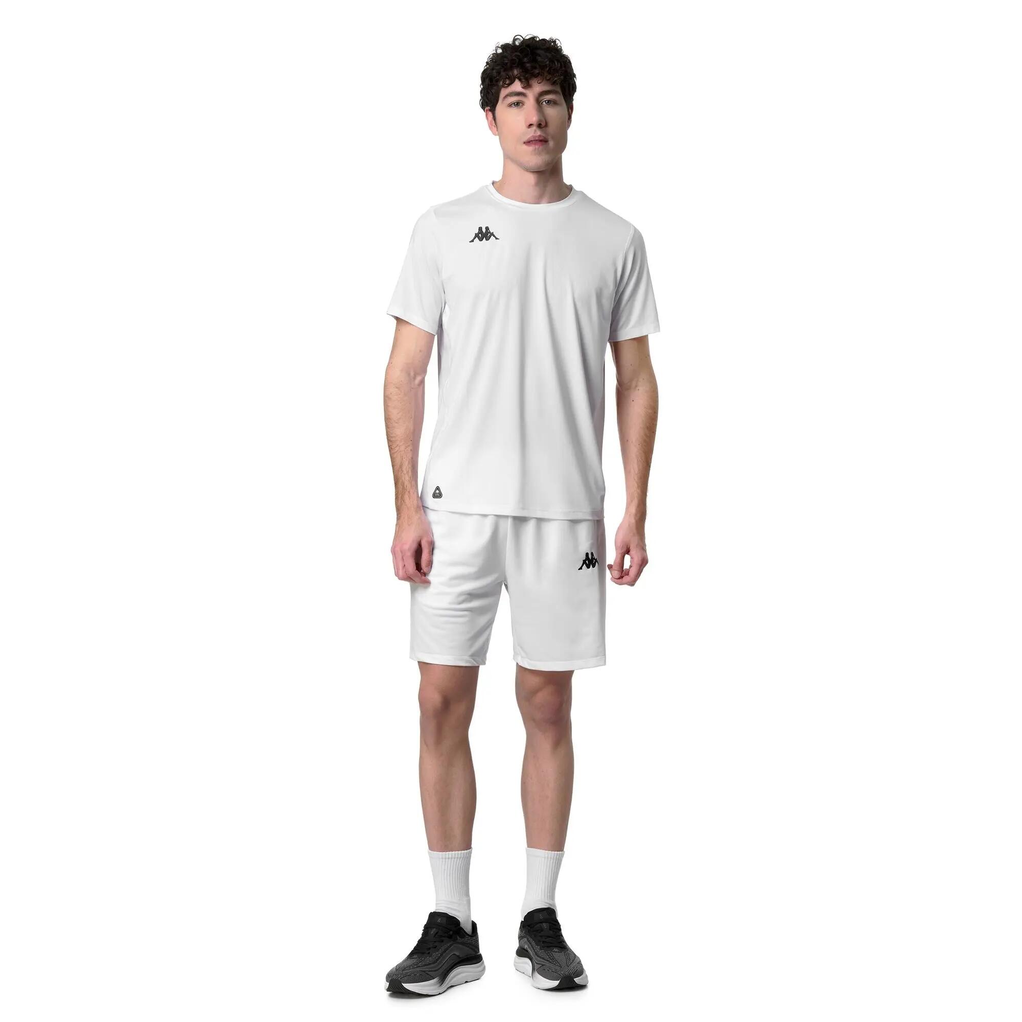 T-shirt da bambino in poliestere bianco da training 4/6