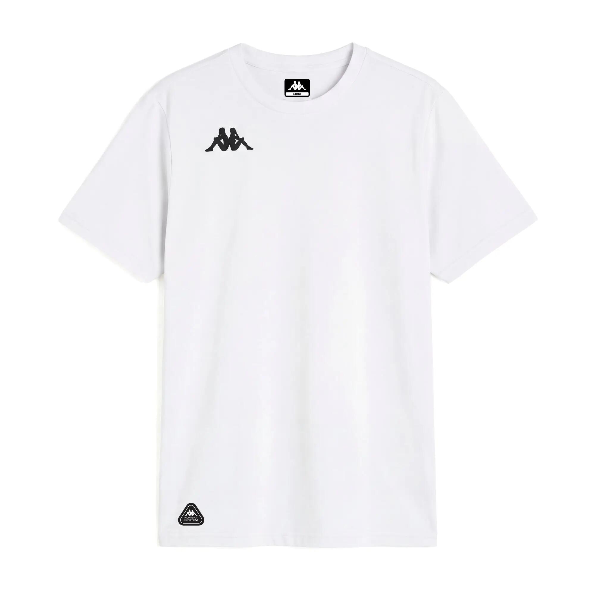 T-shirt da bambino in poliestere bianco da training 2/6