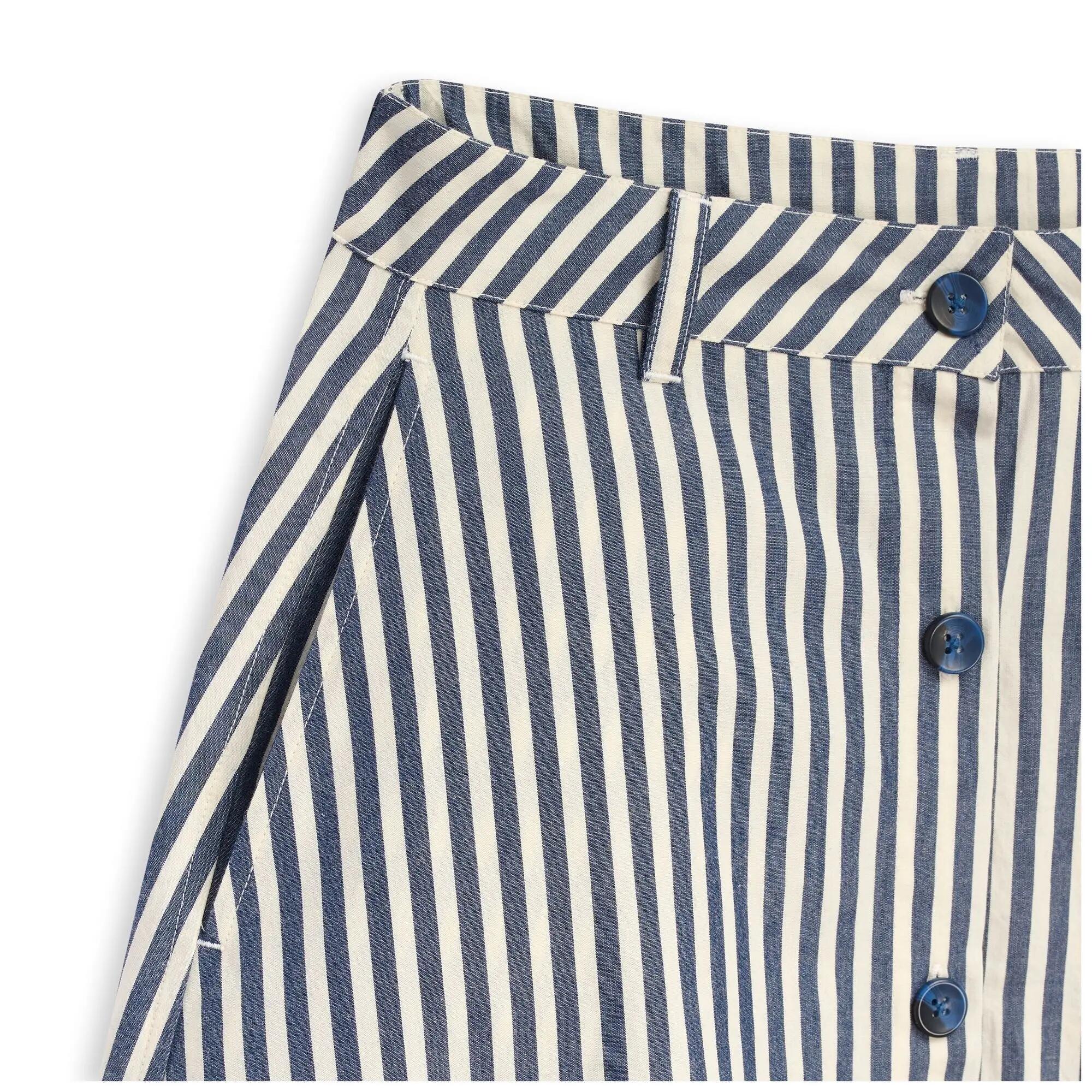 Gonna da donna in cotone blu da casual 3/3