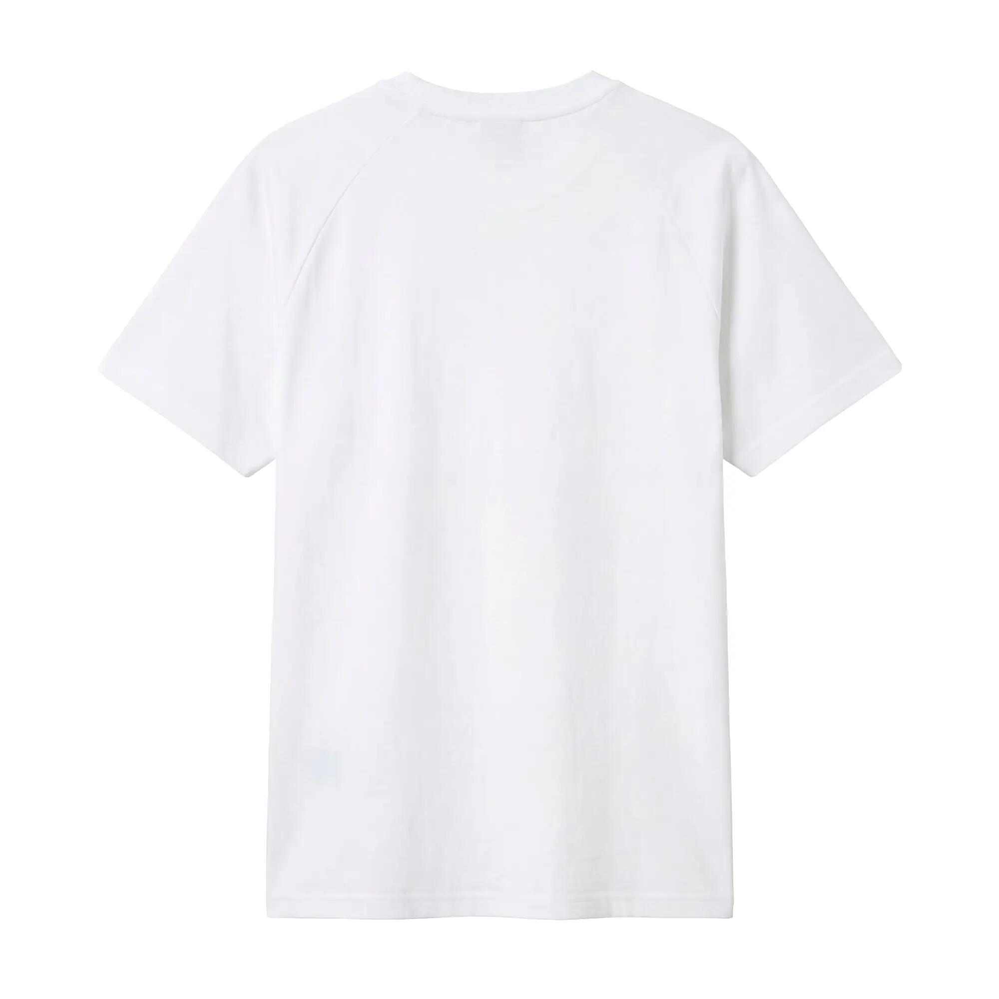 T-shirt da donna in poliestere bianco da training 3/6