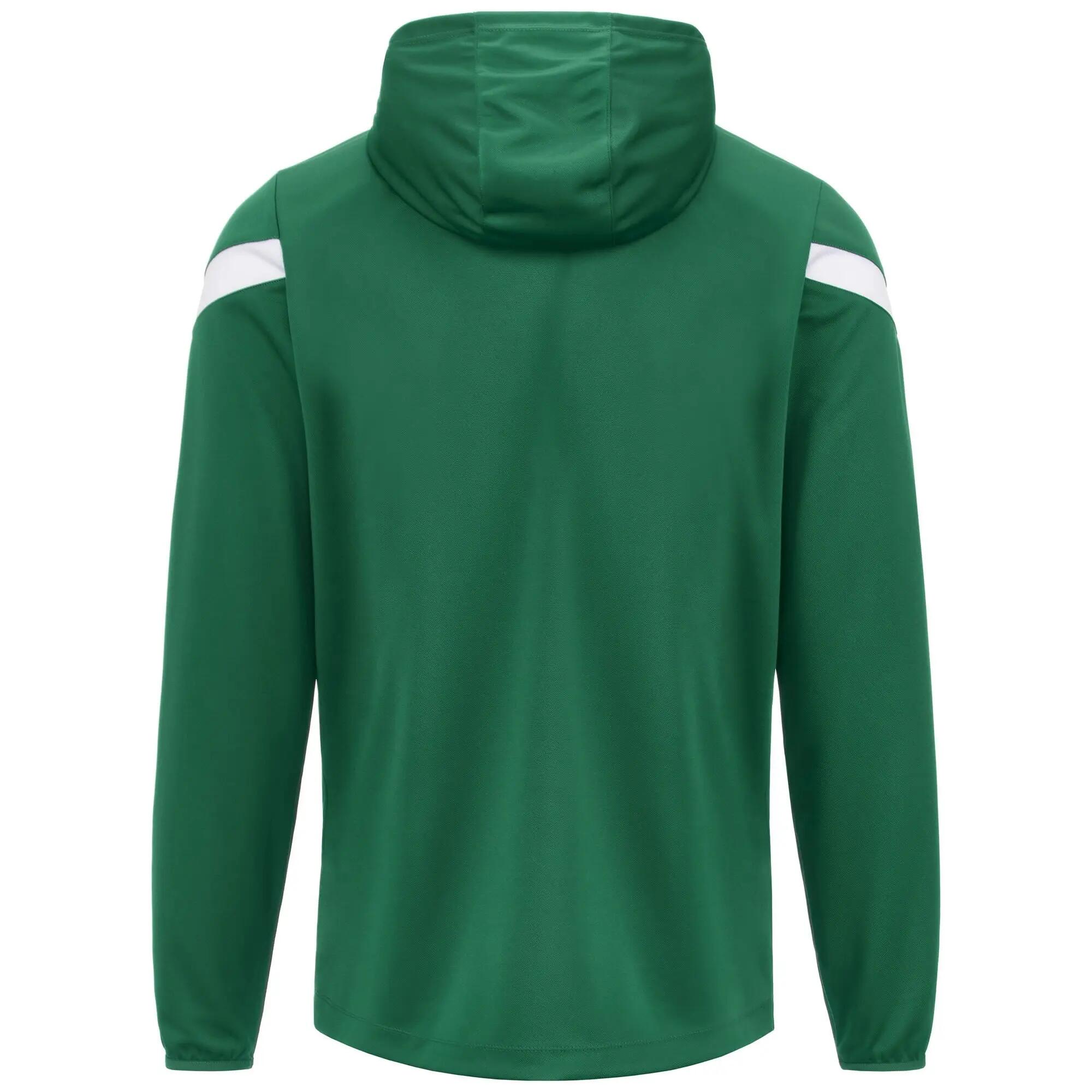 Felpa da bambino in poliestere verde da calcio 3/4