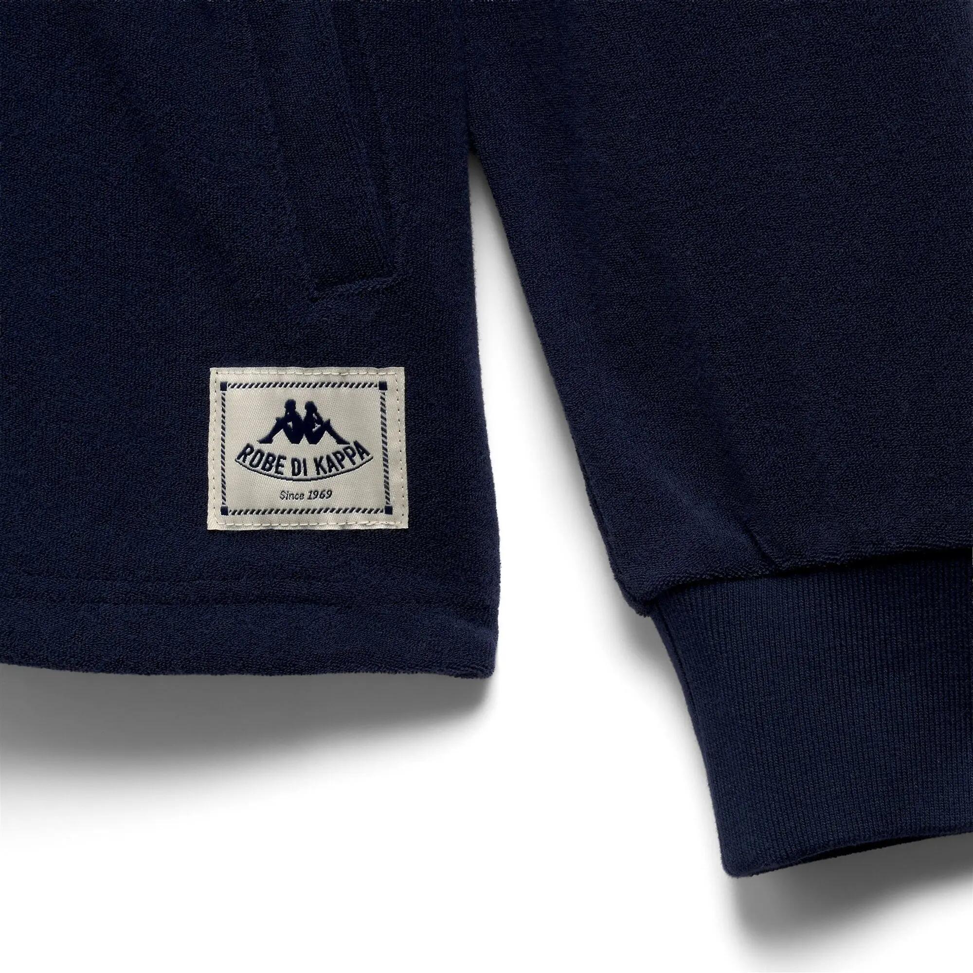 Sweat-shirt zippé pour femme bleu pour casual 3/3