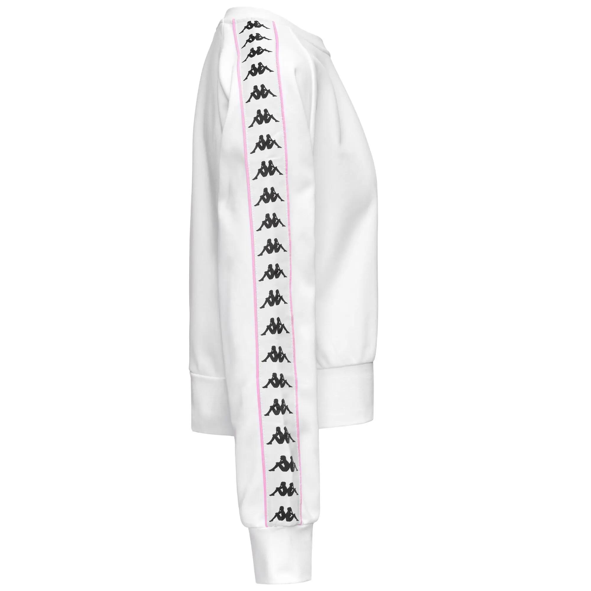 Sweat-shirt pour femme blanc pour streetwear sportif 2/3
