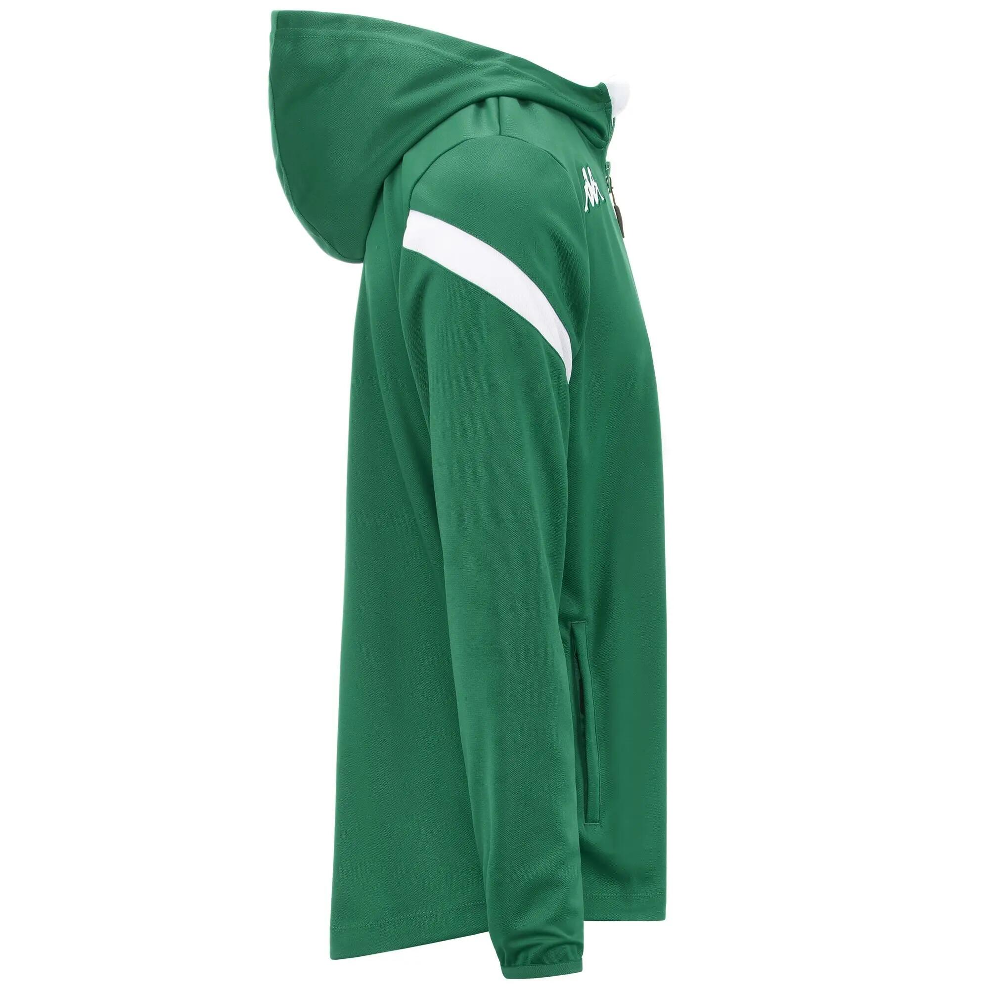 Felpa da bambino in poliestere verde da calcio 2/4