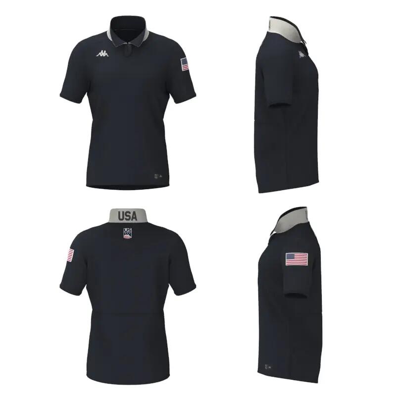 Polo pour homme / femme bleu pour ski 3/7
