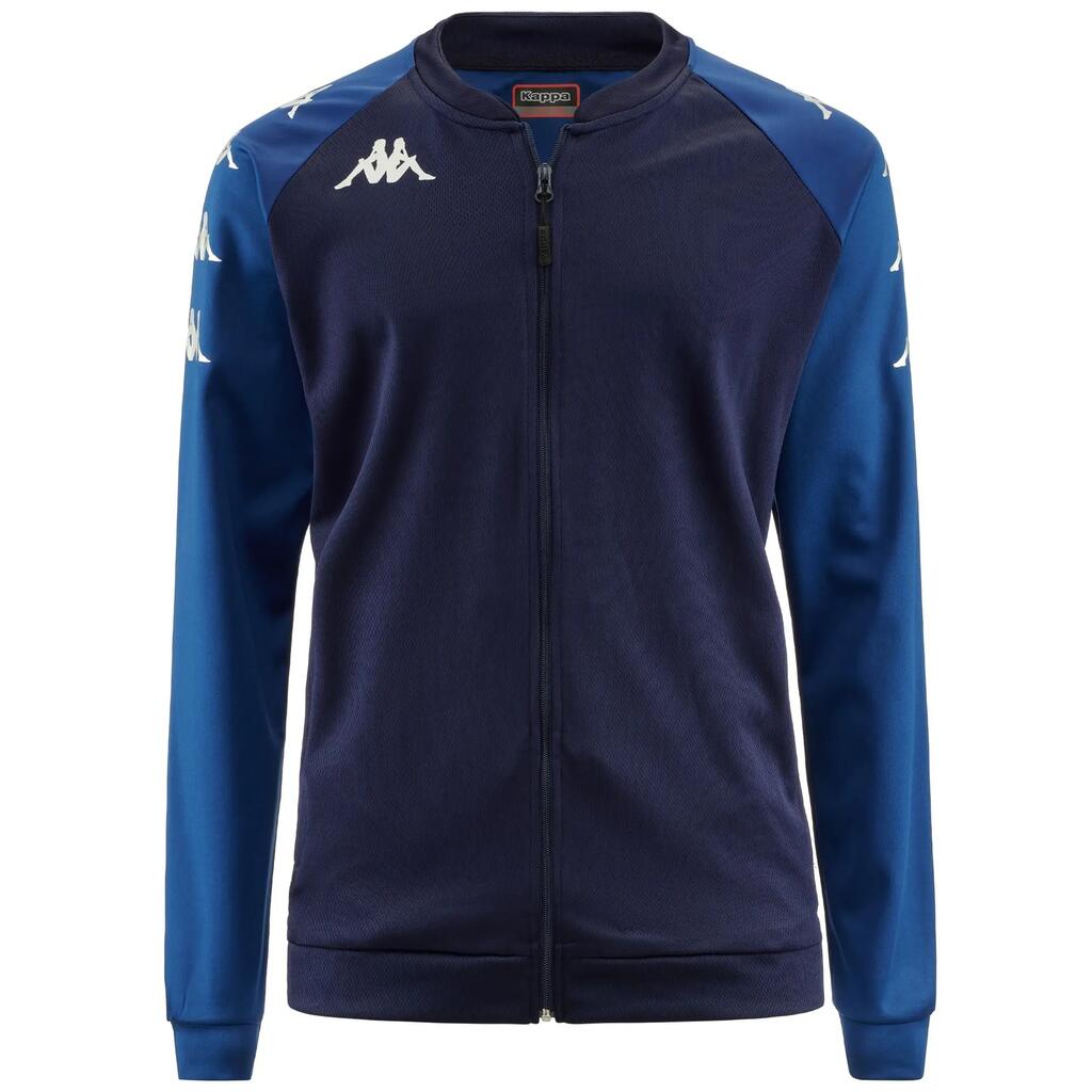 Blue Zip Sweatshirt for Men for Football