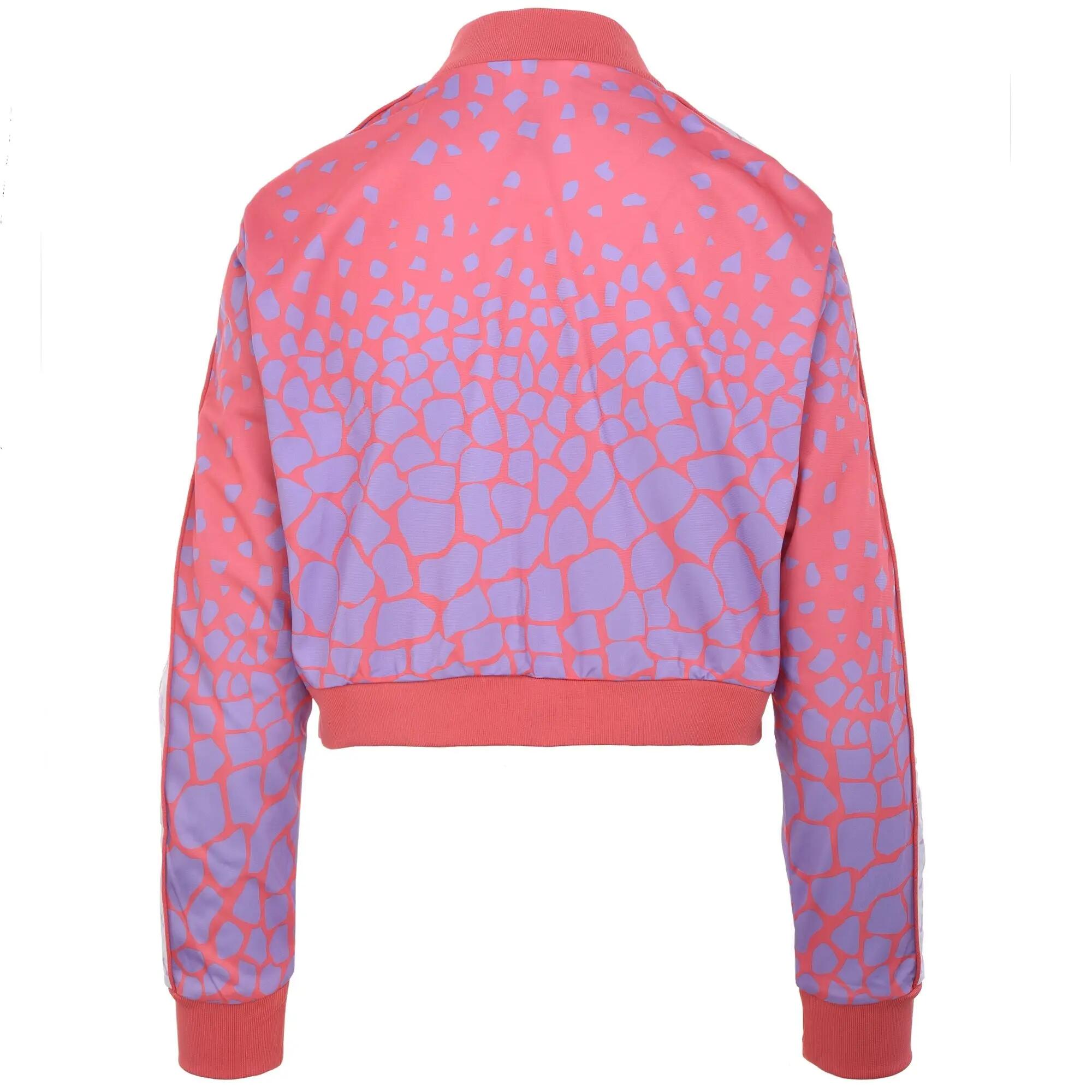 Felpa con zip da bambina in poliestere rosso da sport street 3/5