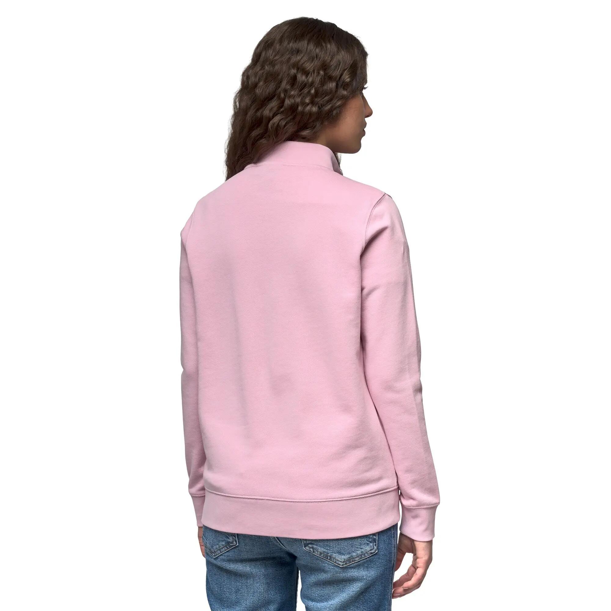 Sweat-shirt zippé pour femme rose pour lifestyle 5/6