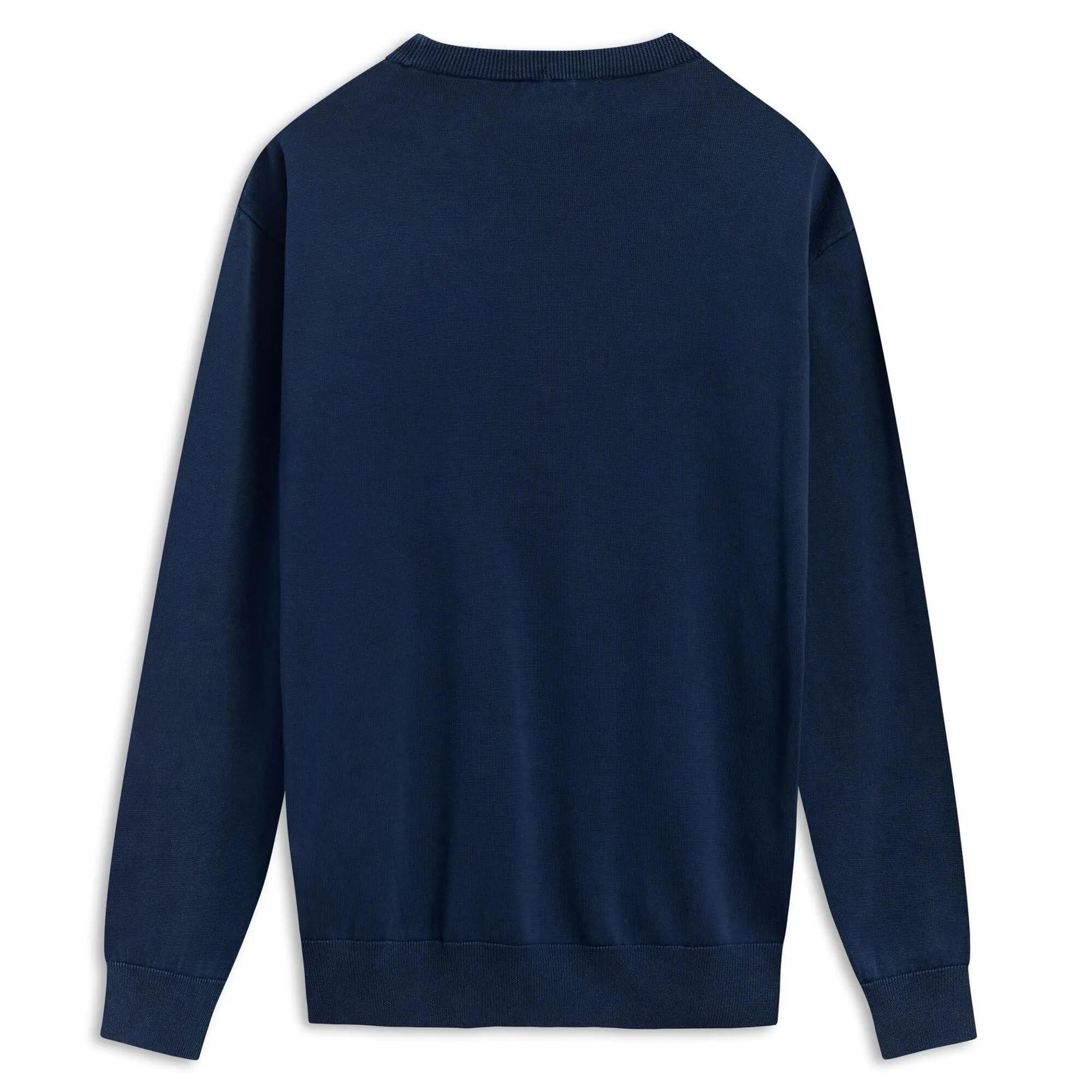 Pull pour homme bleu pour casual 2/3