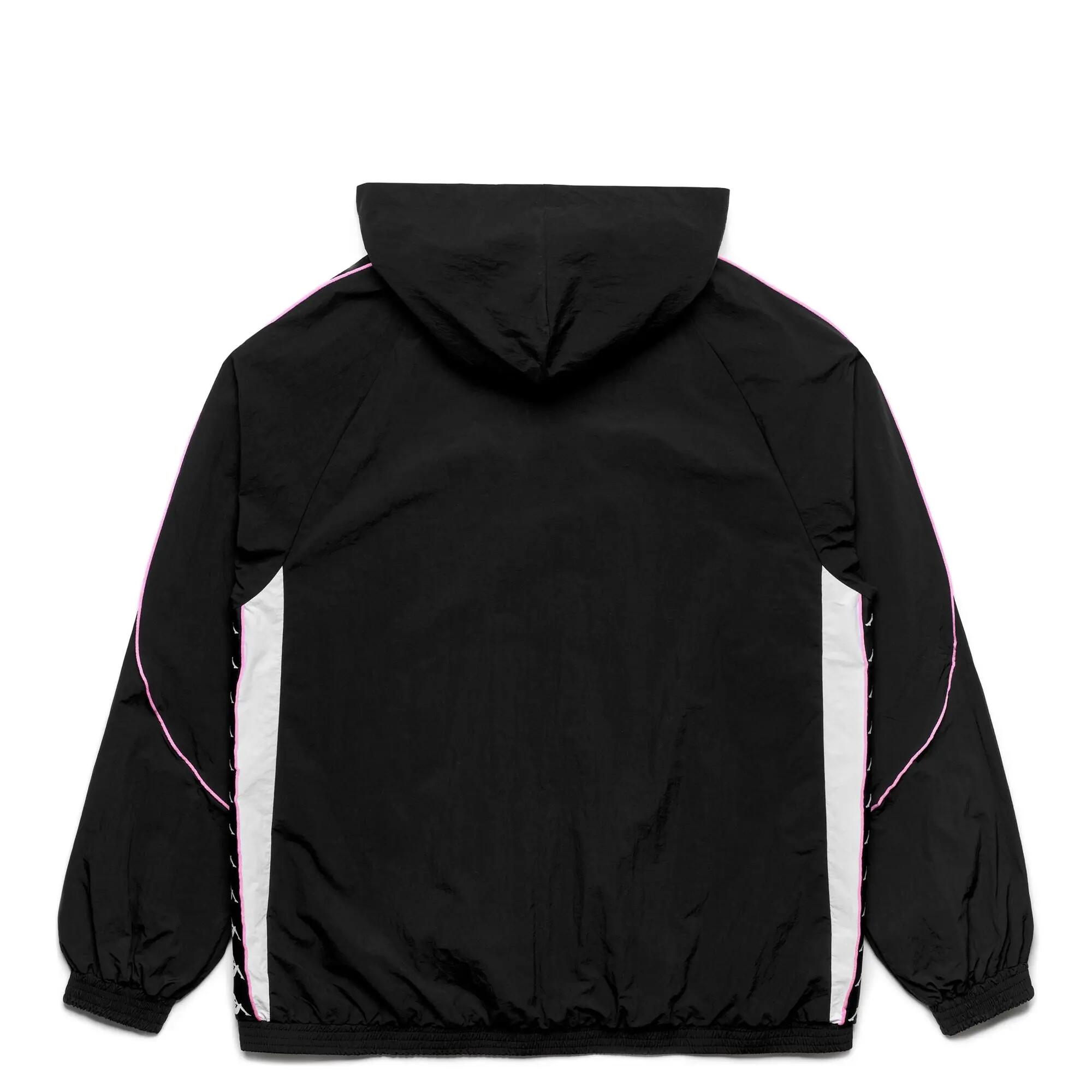 Felpa con zip da uomo in nylon nero da streetwear sportivo 2/2