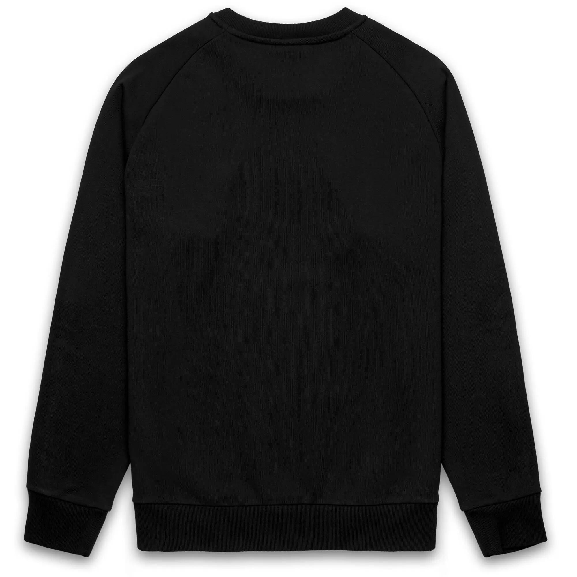 Sweat-shirt à capuche pour homme noir pour streetwear sportif 2/2