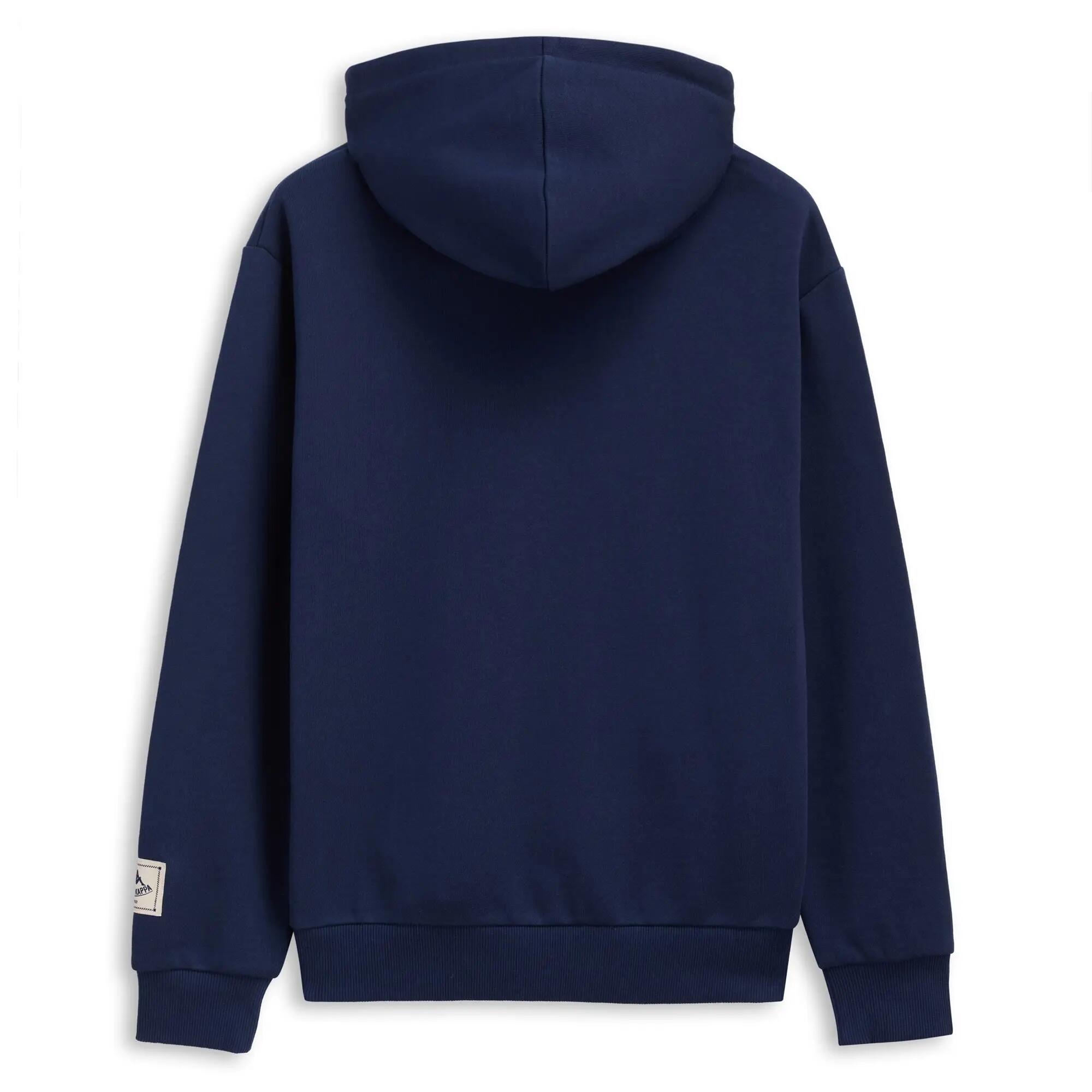 Felpa da donna in cotone blu da casual 2/3