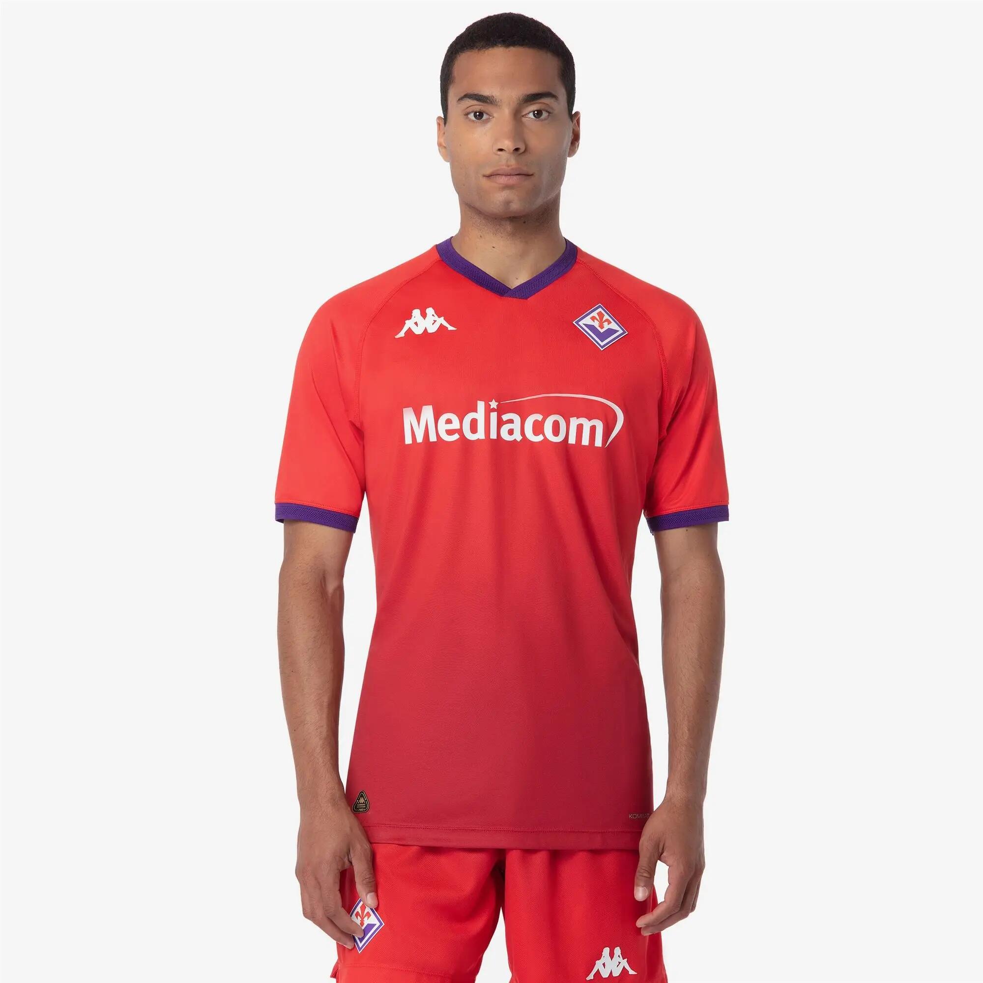 T-shirt pour homme rouge pour football 5/7